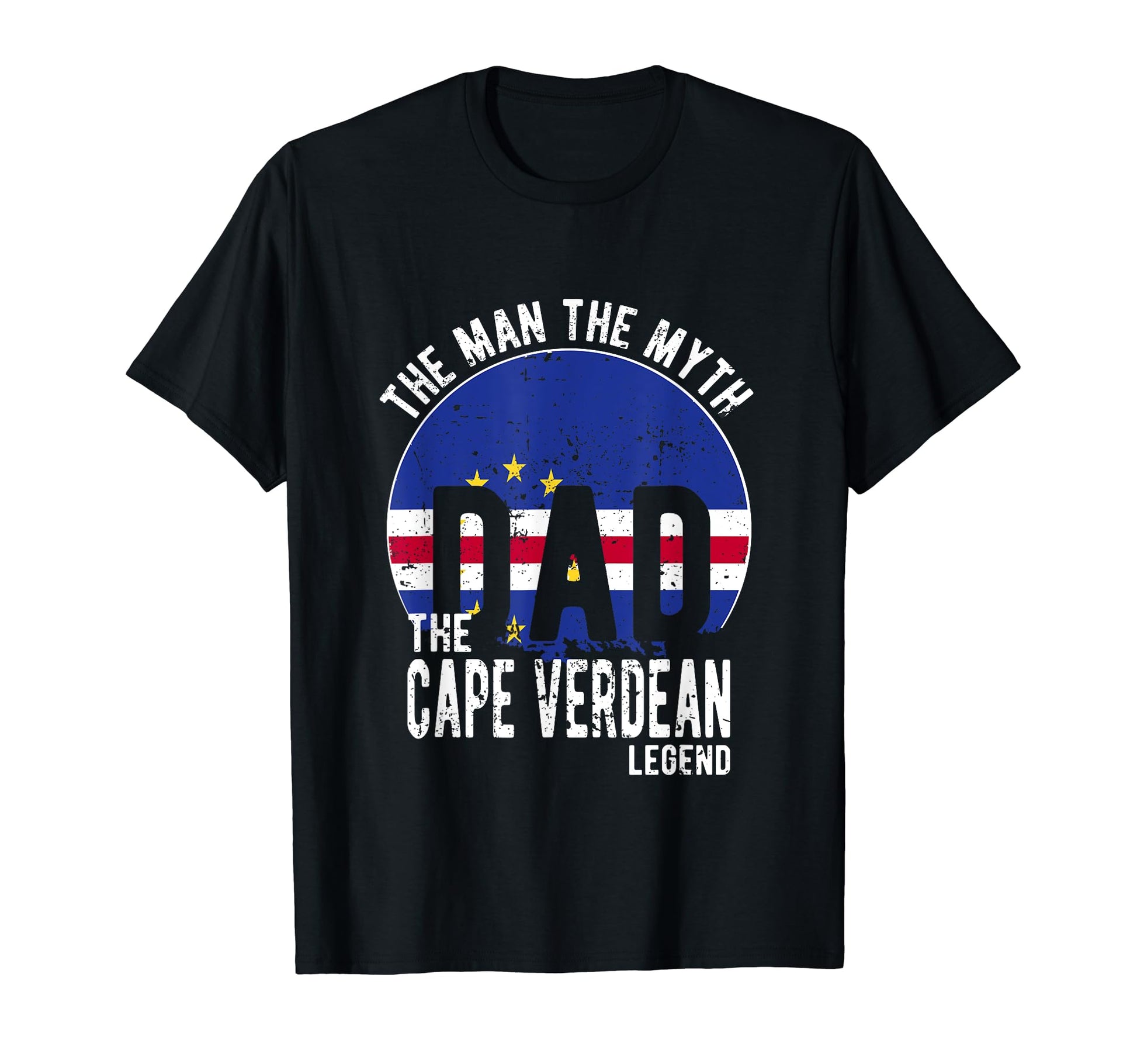 Myth Cape Verdean Legend Dad Cape T-Shirt - Minimalist Print Men Women - T-Shirt, Sweatshirt, Hoodie