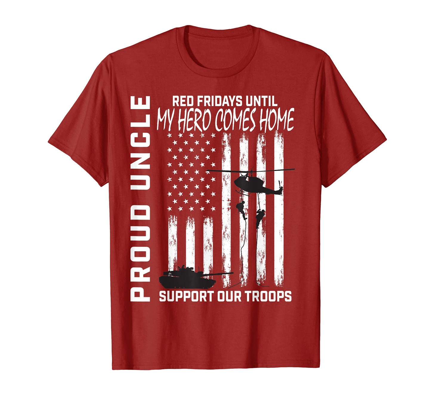 Niece Nephew Red Friday Military Support T-Shirt - Unique Graphic Unisex - T-Shirt, Sweatshirt, Hoodie