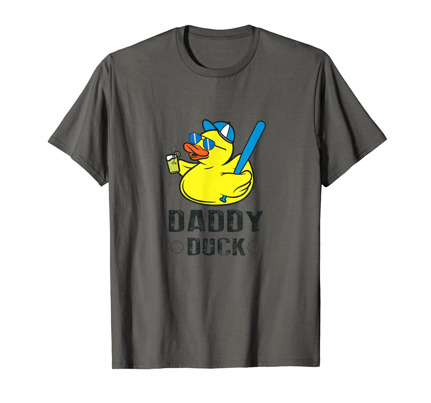 Mens Daddy Duck Baseball Dad T-Shirt - Casual Everyday Wear Men Women - T-Shirt, Sweatshirt, Hoodie