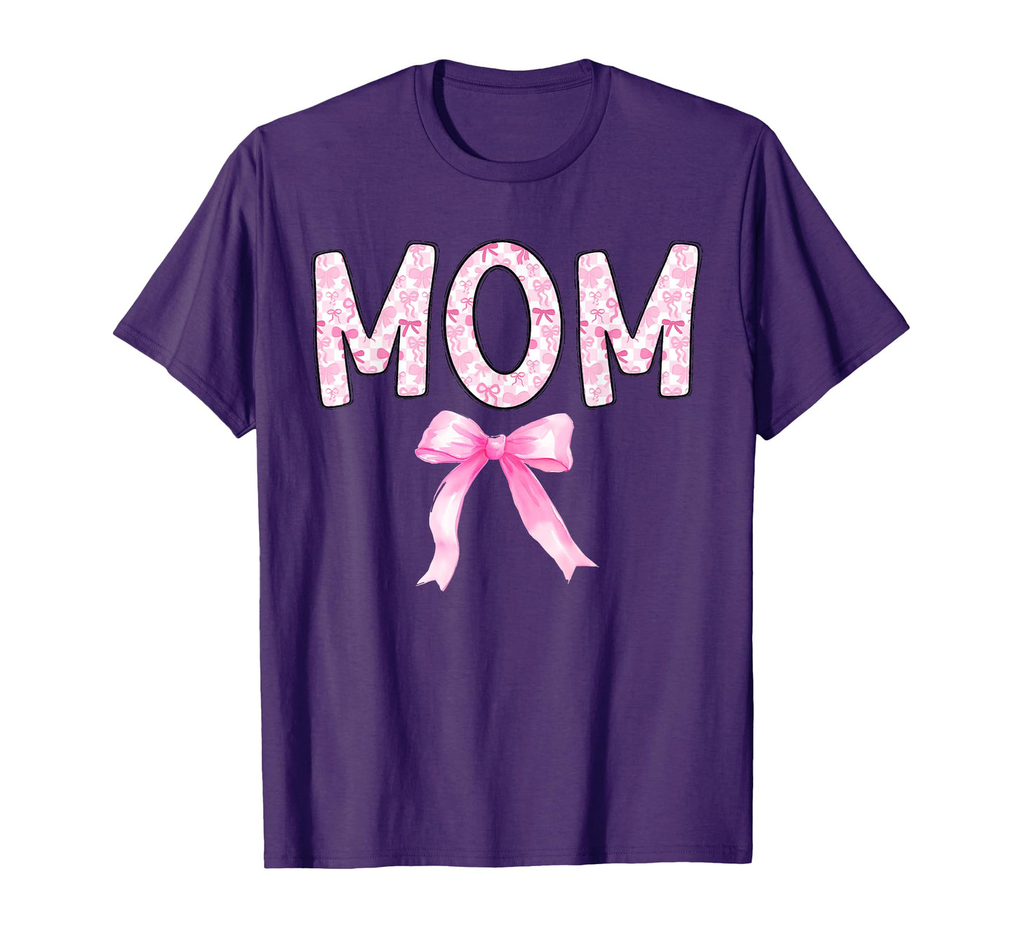 Mom Birthday Squad Matching Coquette Bow T-Shirt - Graphic Print Unisex - T-Shirt, Sweatshirt, Hoodie