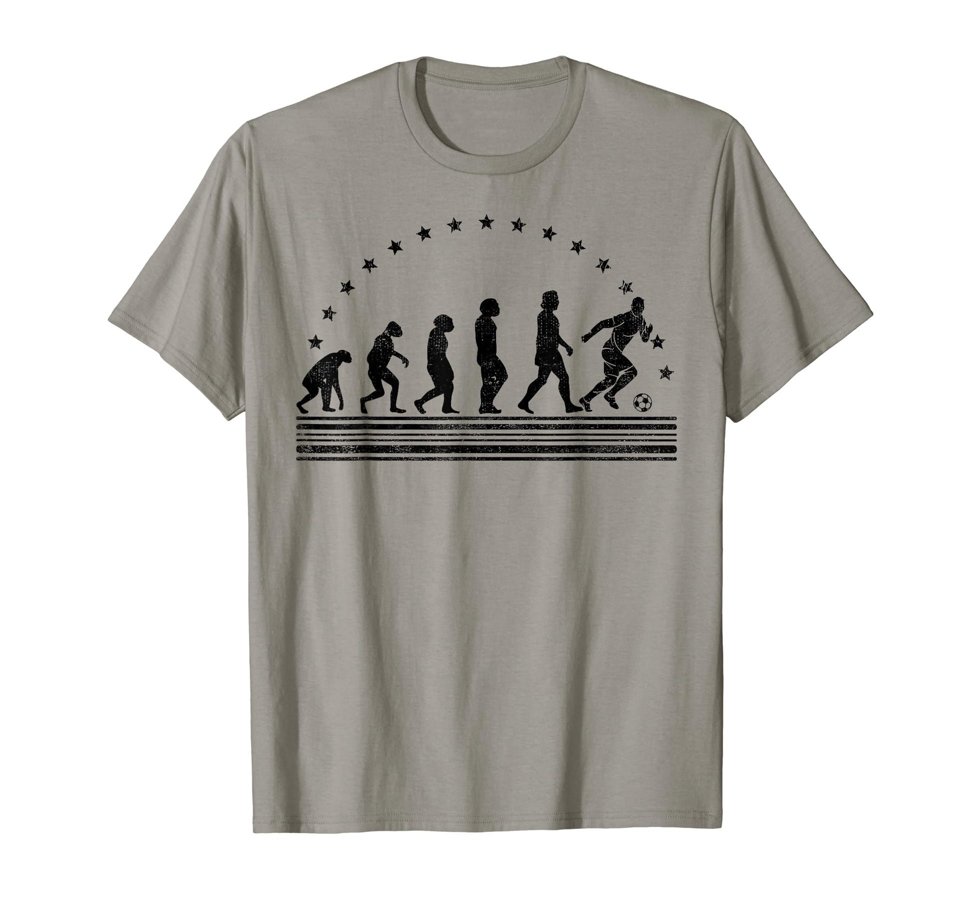 Soccer Evolution Soccer Player Soccer T-Shirt - Trendy Graphic Unisex - T-Shirt, Sweatshirt, Hoodie
