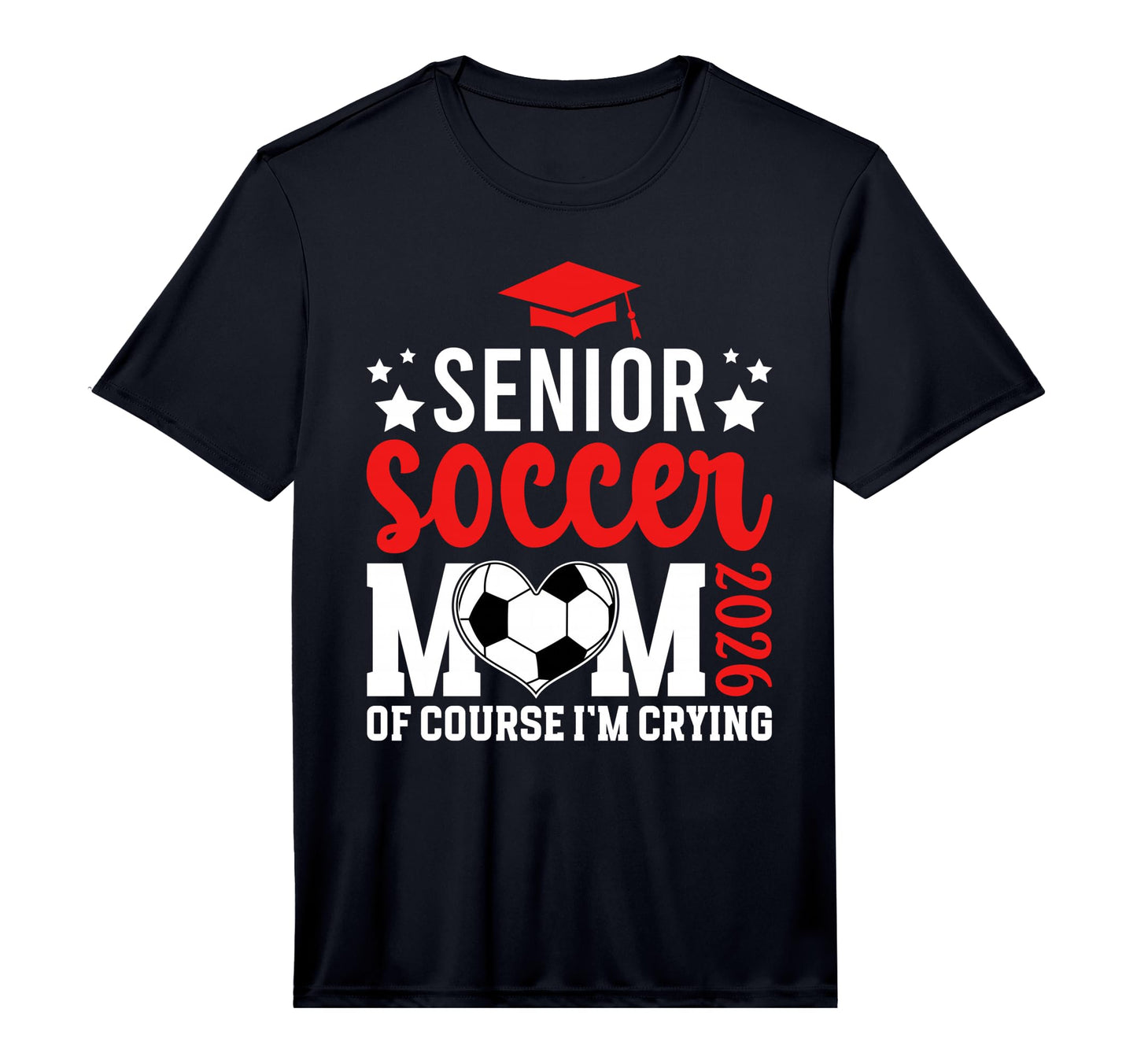 Mens Proud Soccer Senior Mom 2026 T-Shirt - Streetwear Style for Adults - T-Shirt, Sweatshirt, Hoodie