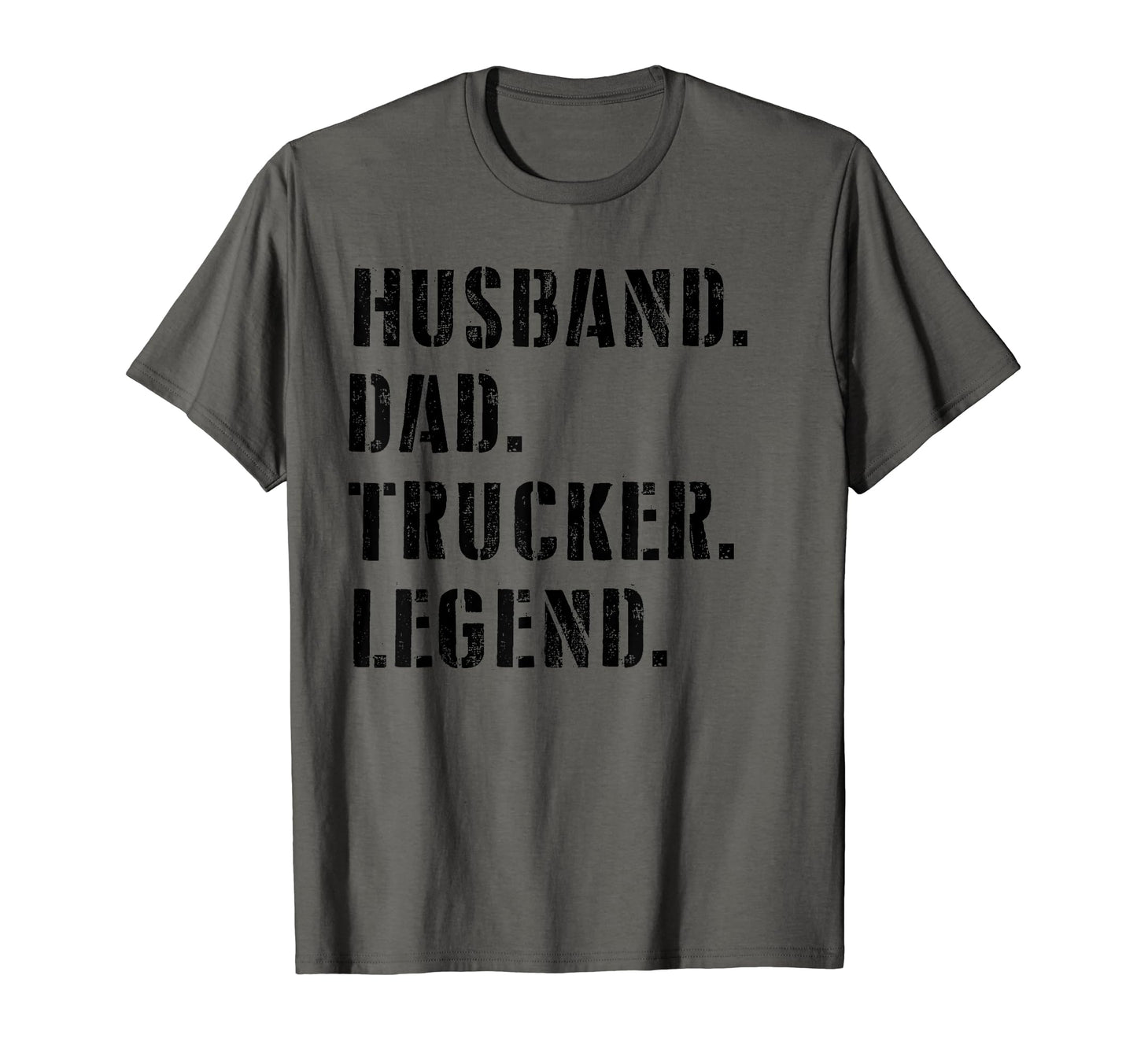 Truck Driver Husband Dad Trucker T-Shirt - Custom Art Print Men Women - T-Shirt, Sweatshirt, Hoodie