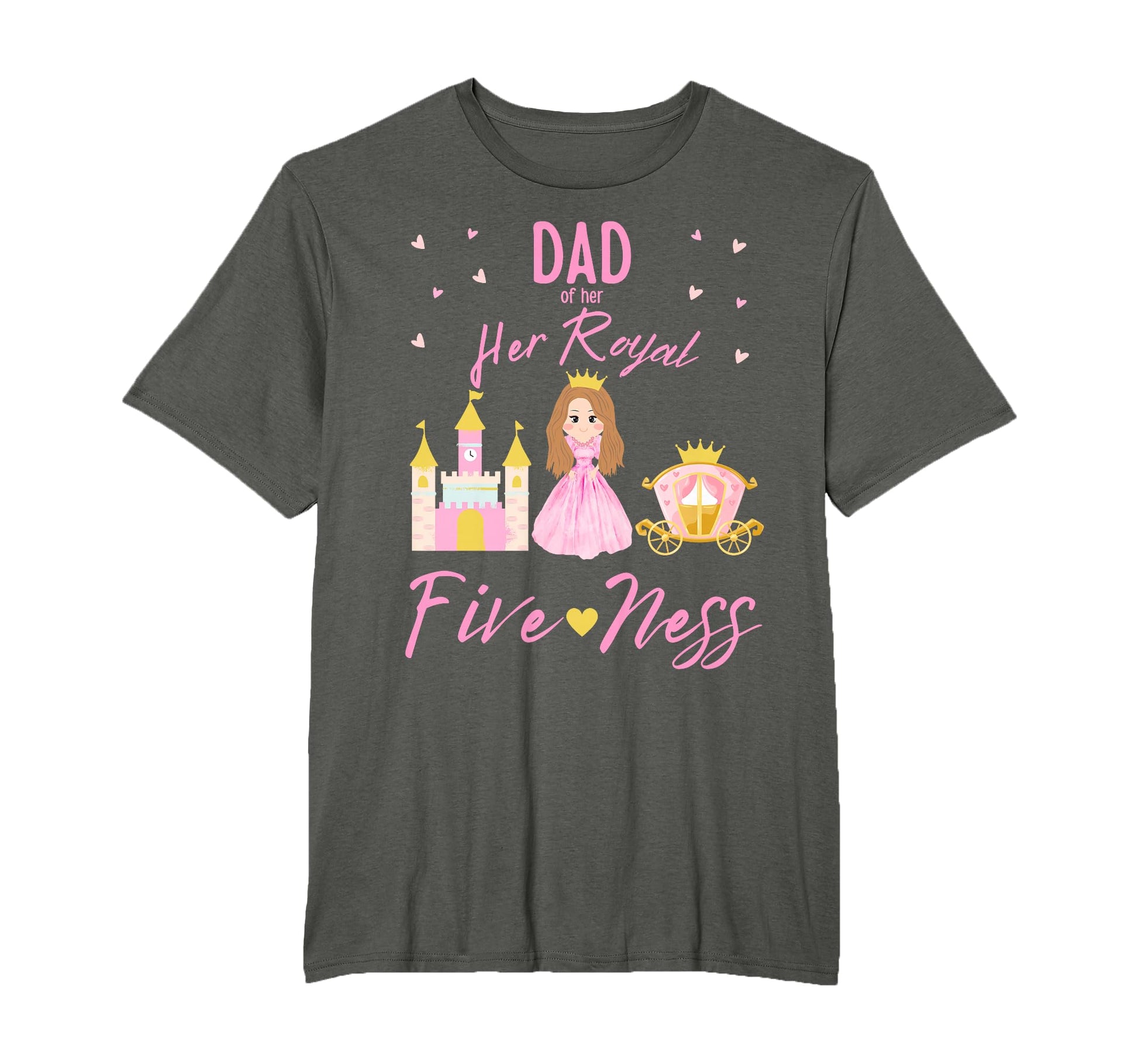Dad 5Th Birthday Her Royal Fiveness T-Shirt - Trendy Graphic Unisex - T-Shirt, Sweatshirt, Hoodie