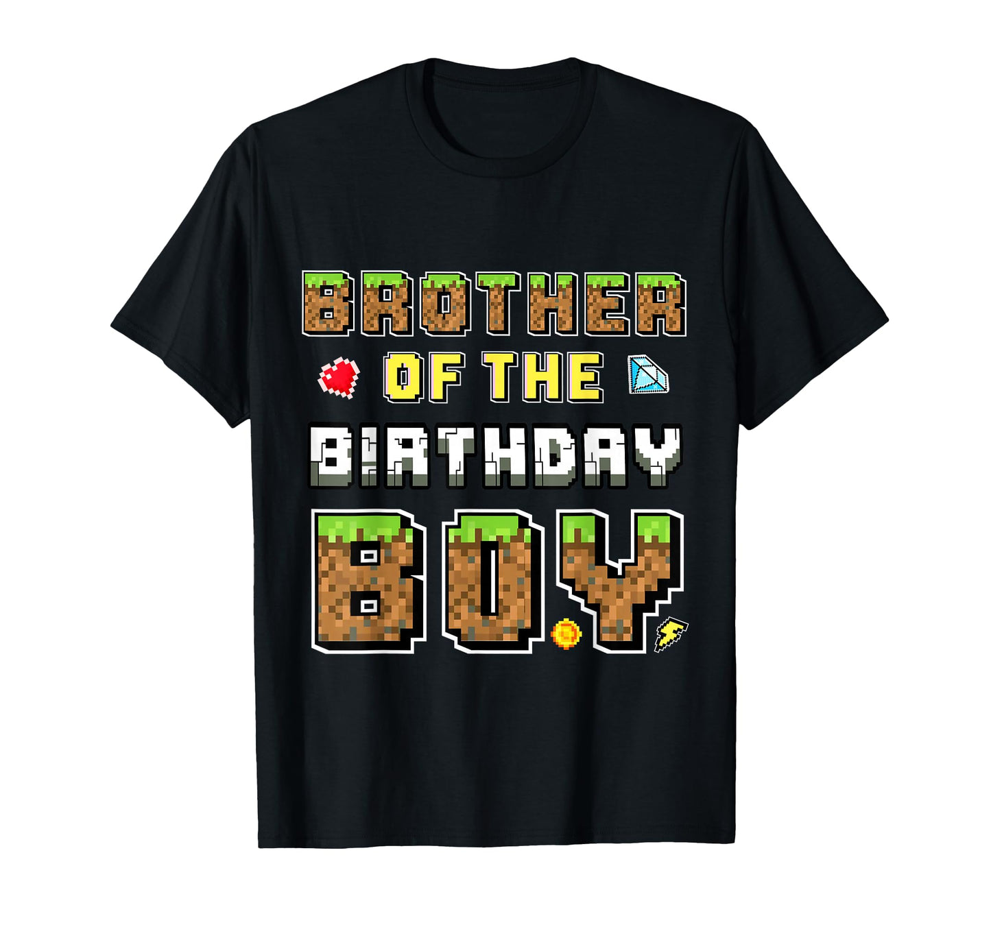Birthday Birthday Gamer Pixel Birthday T-Shirt - Unique Graphic Unisex - T-Shirt, Sweatshirt, Hoodie