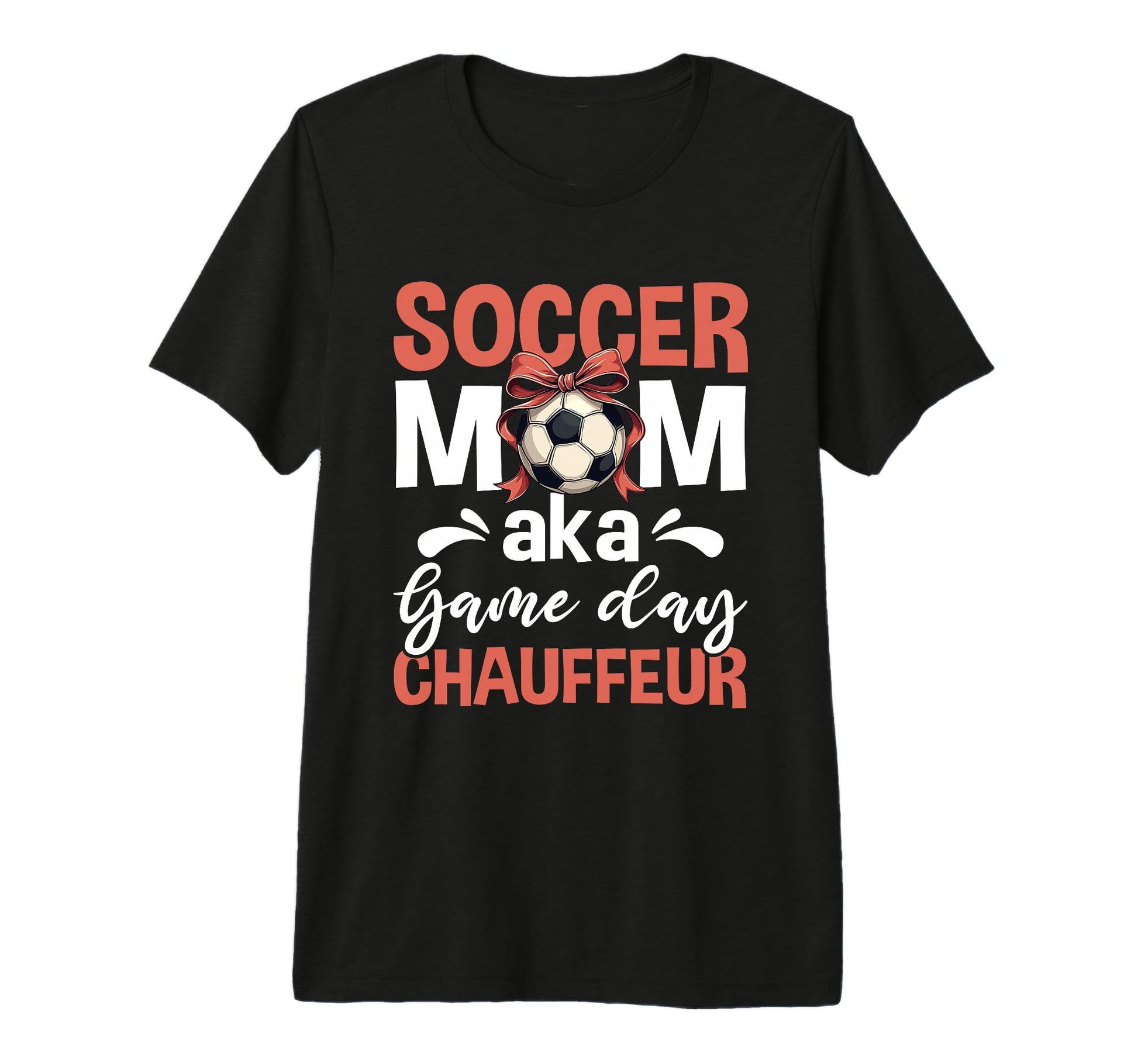 Soccer Mom Mommy Tri Blend T-Shirt - Minimalist Print for Adults - T-Shirt, Sweatshirt, Hoodie