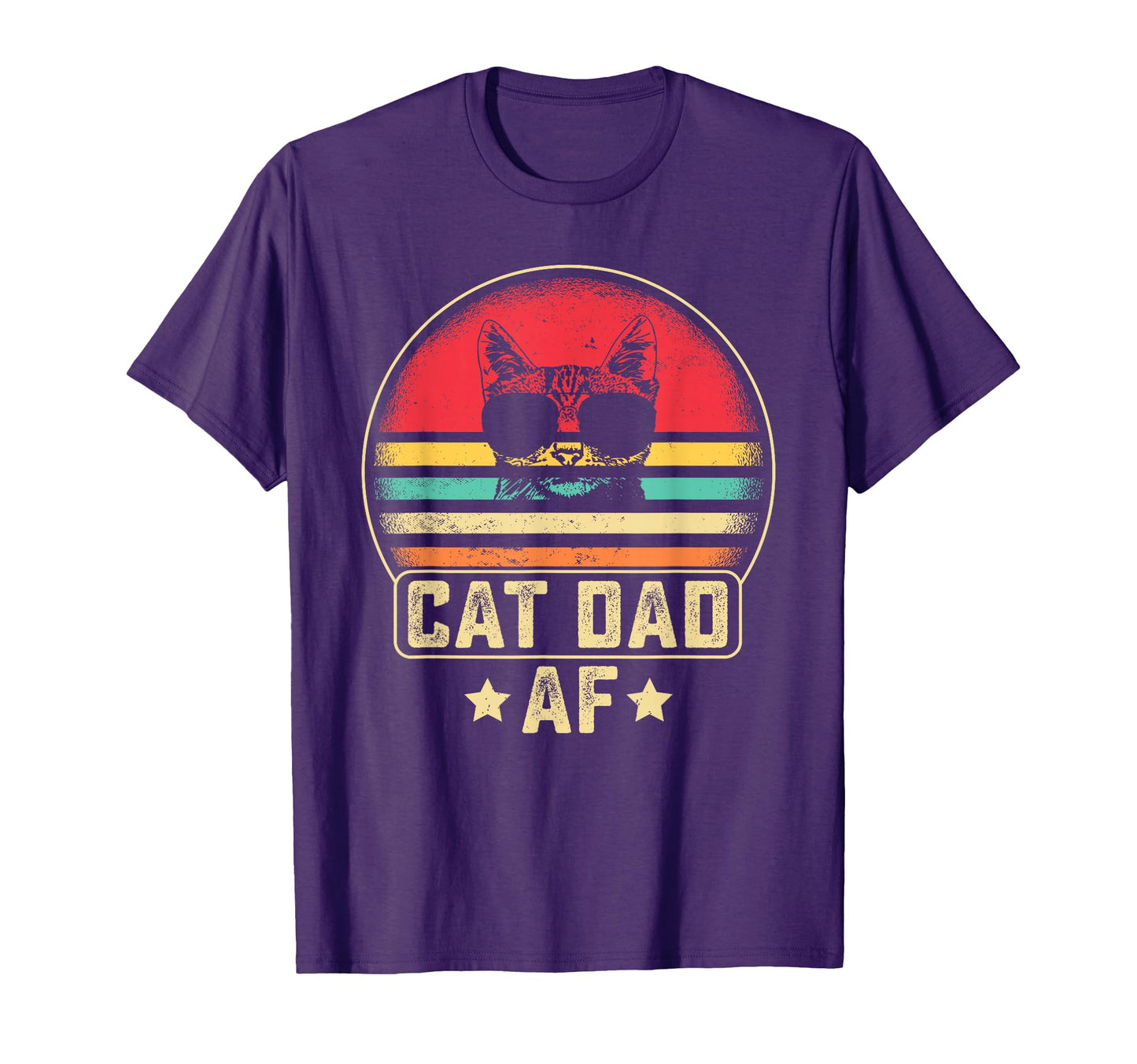 Cat Dad Funny Daddy Cat Fathers Day T-Shirt - Trendy Graphic Men Women - T-Shirt, Sweatshirt, Hoodie