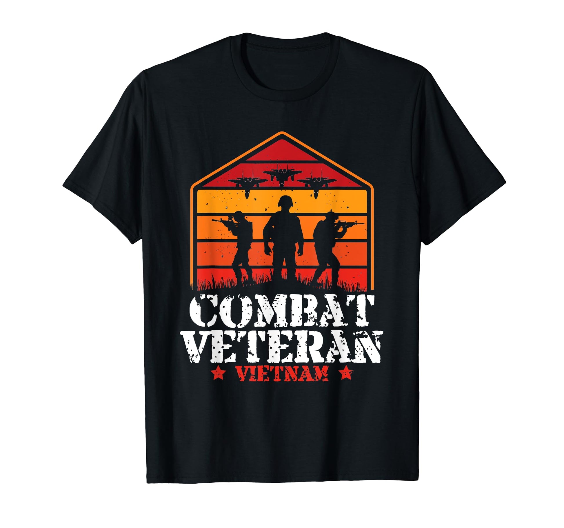 Combat Veteran Vietnam Veterans Day T-Shirt - Aesthetic Graphic Unisex - T-Shirt, Sweatshirt, Hoodie