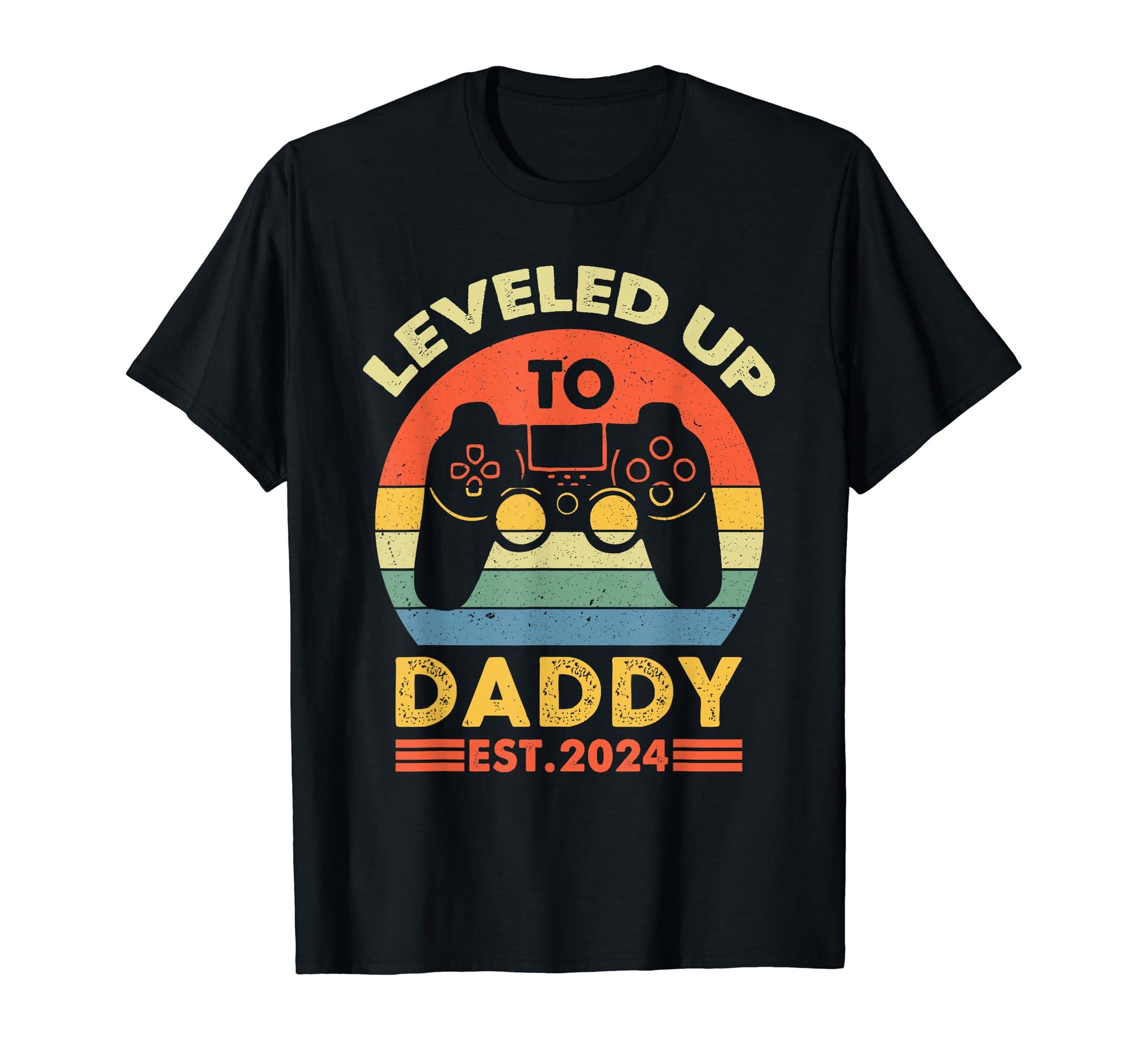 Im Going To Be Daddy 2024 I Leveled T-Shirt - Custom Art Print Men Women - T-Shirt, Sweatshirt, Hoodie
