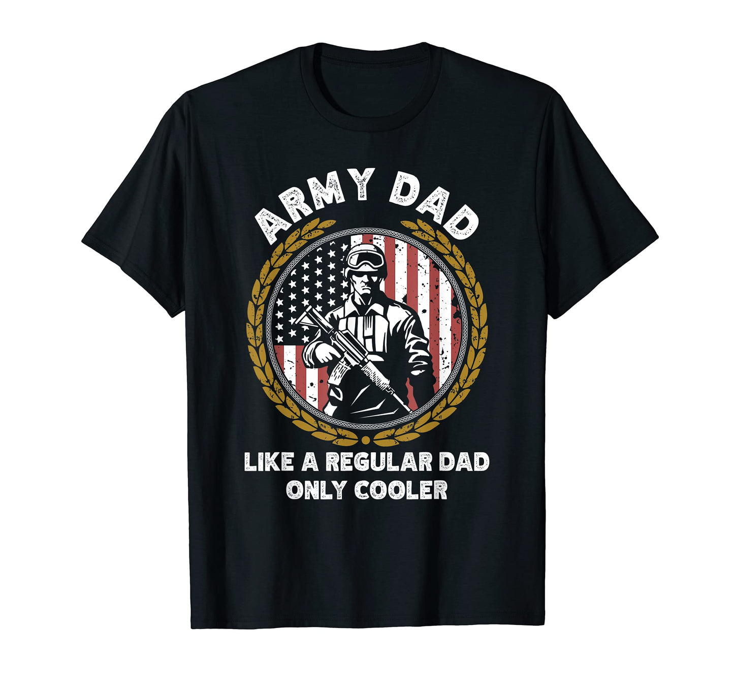 Proud Army Dad Military Pride T-Shirt - Minimalist Print Unisex - T-Shirt, Sweatshirt, Hoodie