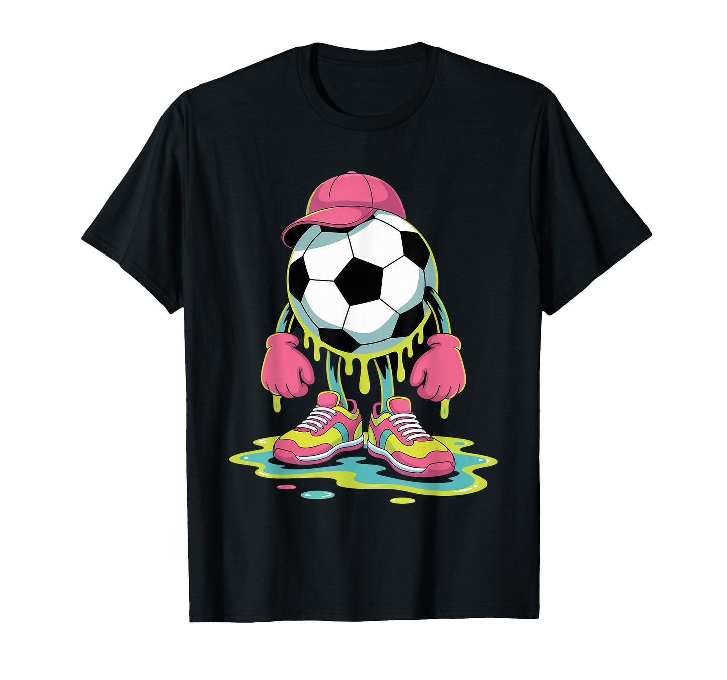 Soccer Ice Cream Drip Game Soccer Drip T-Shirt - Fun Novelty Design Unisex - T-Shirt, Sweatshirt, Hoodie