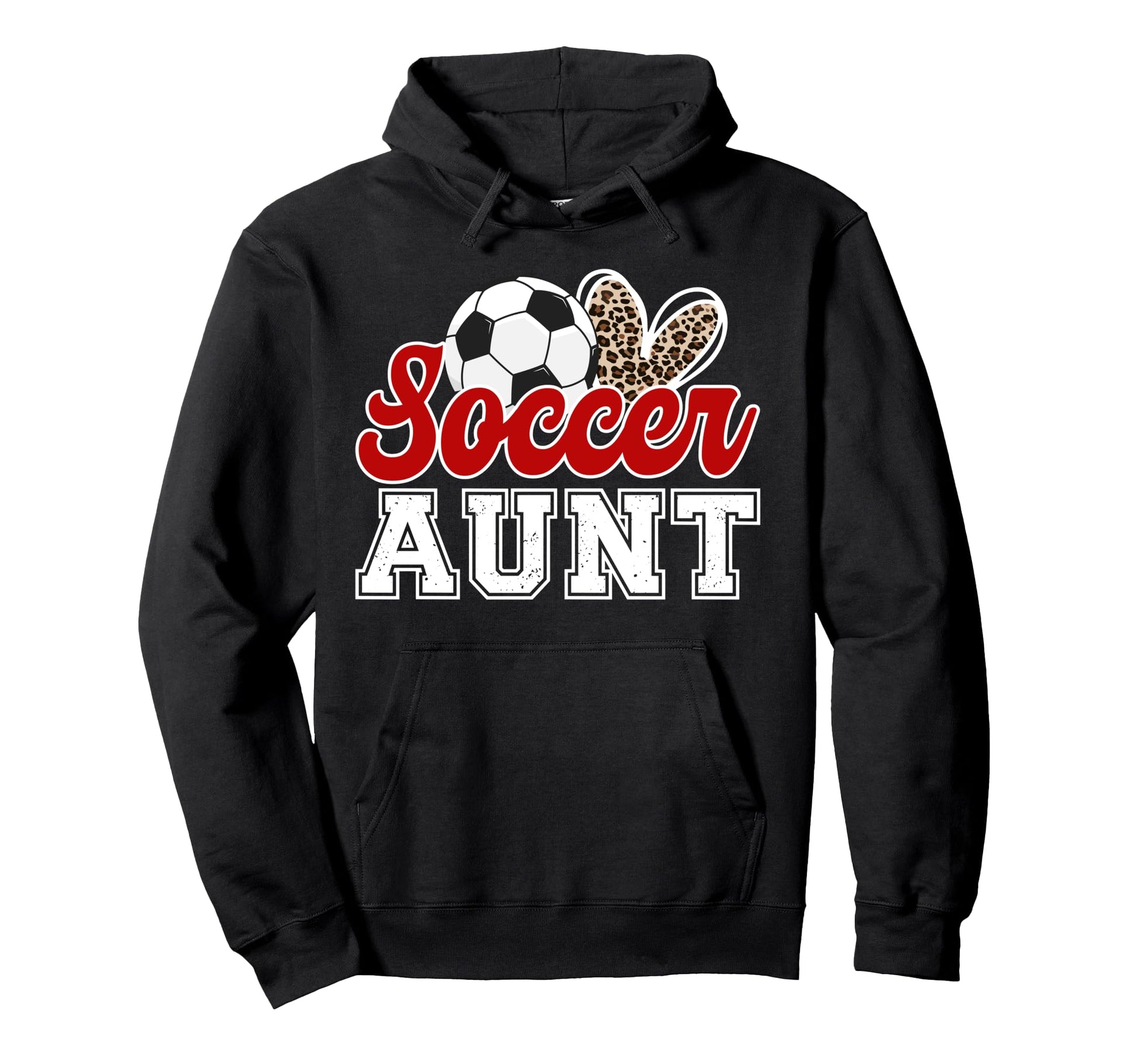 Proud Soccer Aunt Soccer Player Aunt Hoodie - Aesthetic Graphic for Adults - T-Shirt, Sweatshirt, Hoodie