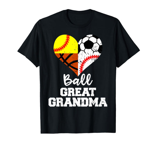 Ball Great Grandma Soccer Baseball T-Shirt - Minimalist Print Unisex - T-Shirt, Sweatshirt, Hoodie