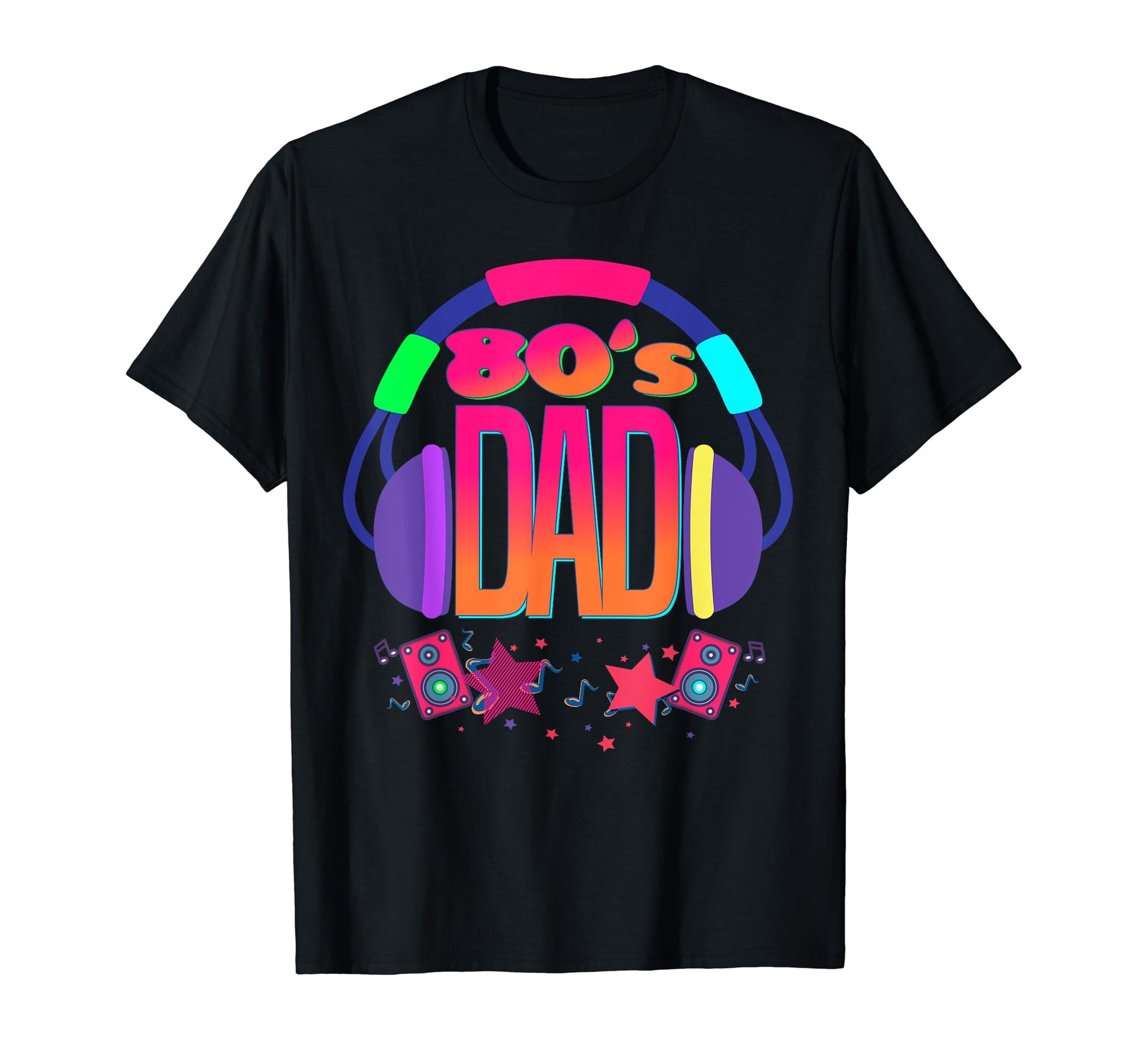 80S Dad Themed Disco T-Shirt - Custom Art Print Men Women - T-Shirt, Sweatshirt, Hoodie