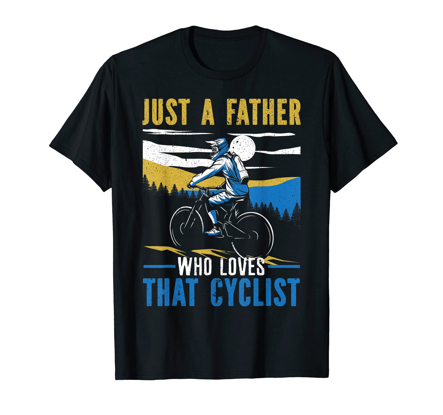 Mens Cycling Dad Mountain Biker Cycle T-Shirt - Unique Graphic Men Women - T-Shirt, Sweatshirt, Hoodie