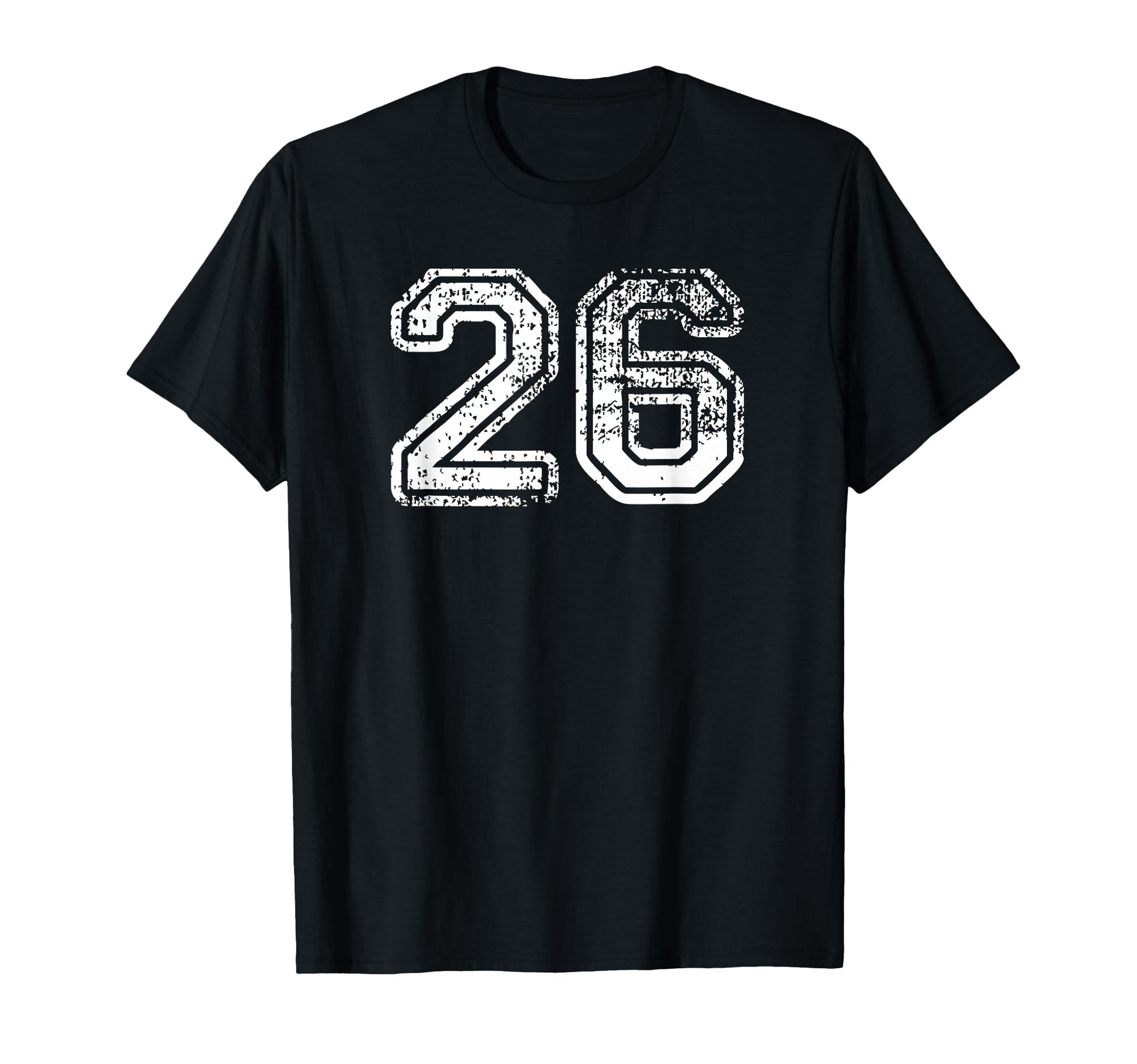 Number 26 Baseball Football Soccer T-Shirt - Aesthetic Graphic Unisex - T-Shirt, Sweatshirt, Hoodie