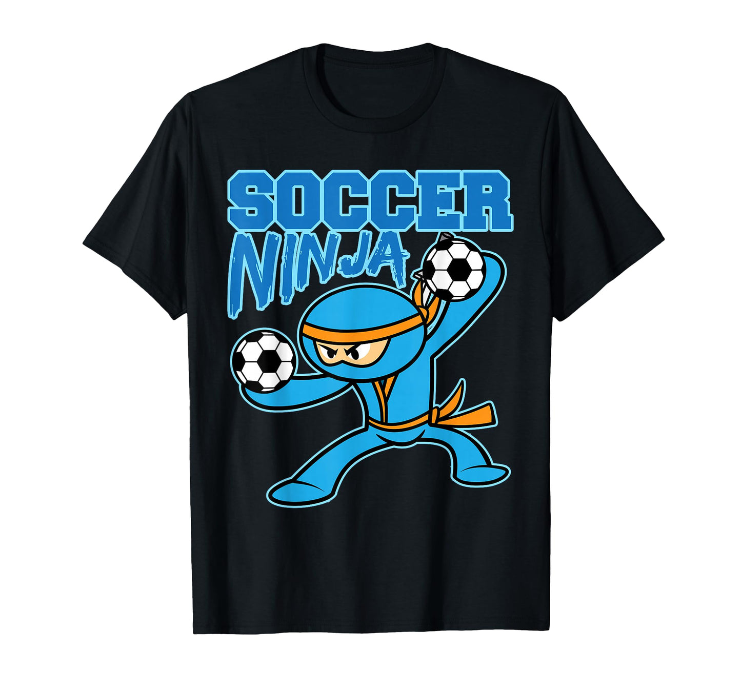 Soccer Ninja Player Football T-Shirt - Casual Everyday Wear for Adults - T-Shirt, Sweatshirt, Hoodie