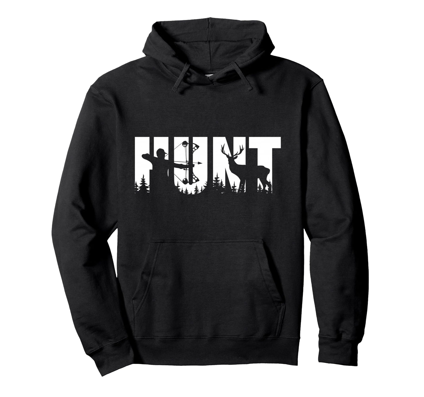 Funny Bow Hunting Deer Hunter And Hoodie - Novelty Apparel Men Women - T-Shirt, Sweatshirt, Hoodie