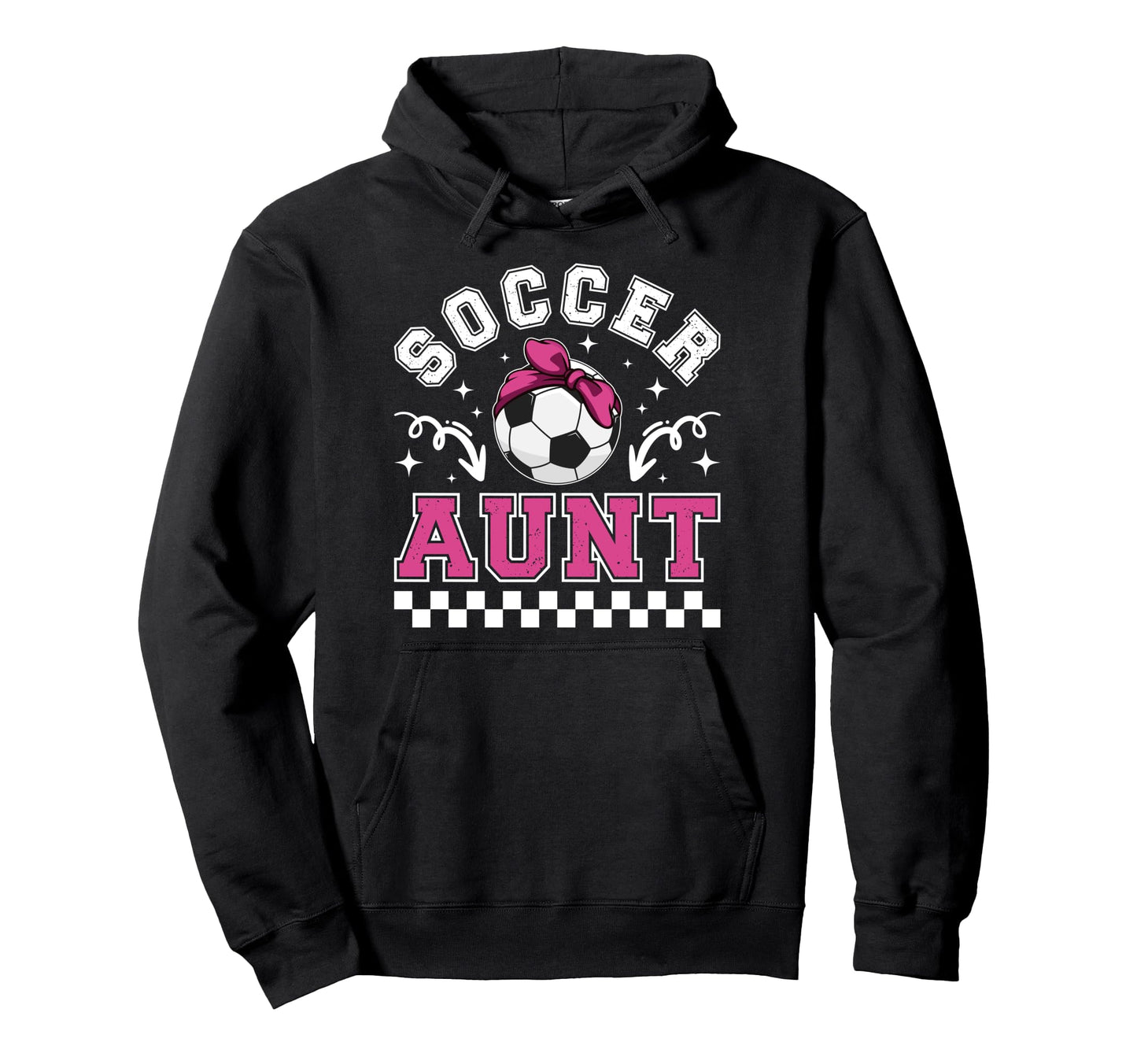 Soccer Aunt Soccer Player Auntie Hoodie - Unique Graphic for Adults - T-Shirt, Sweatshirt, Hoodie