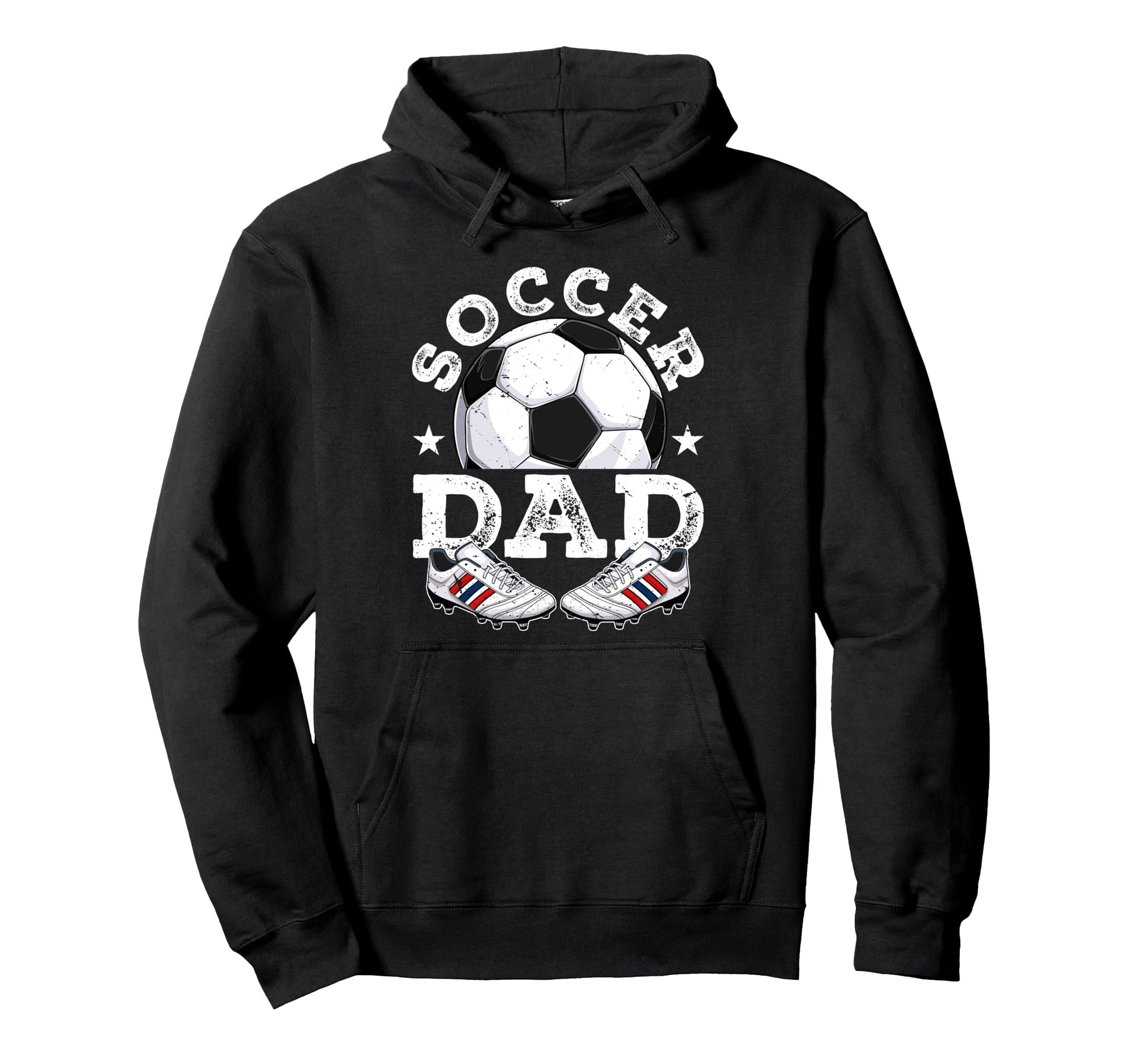 Soccer Dad Daddy Father Happy Hoodie - Aesthetic Graphic for Adults - T-Shirt, Sweatshirt, Hoodie
