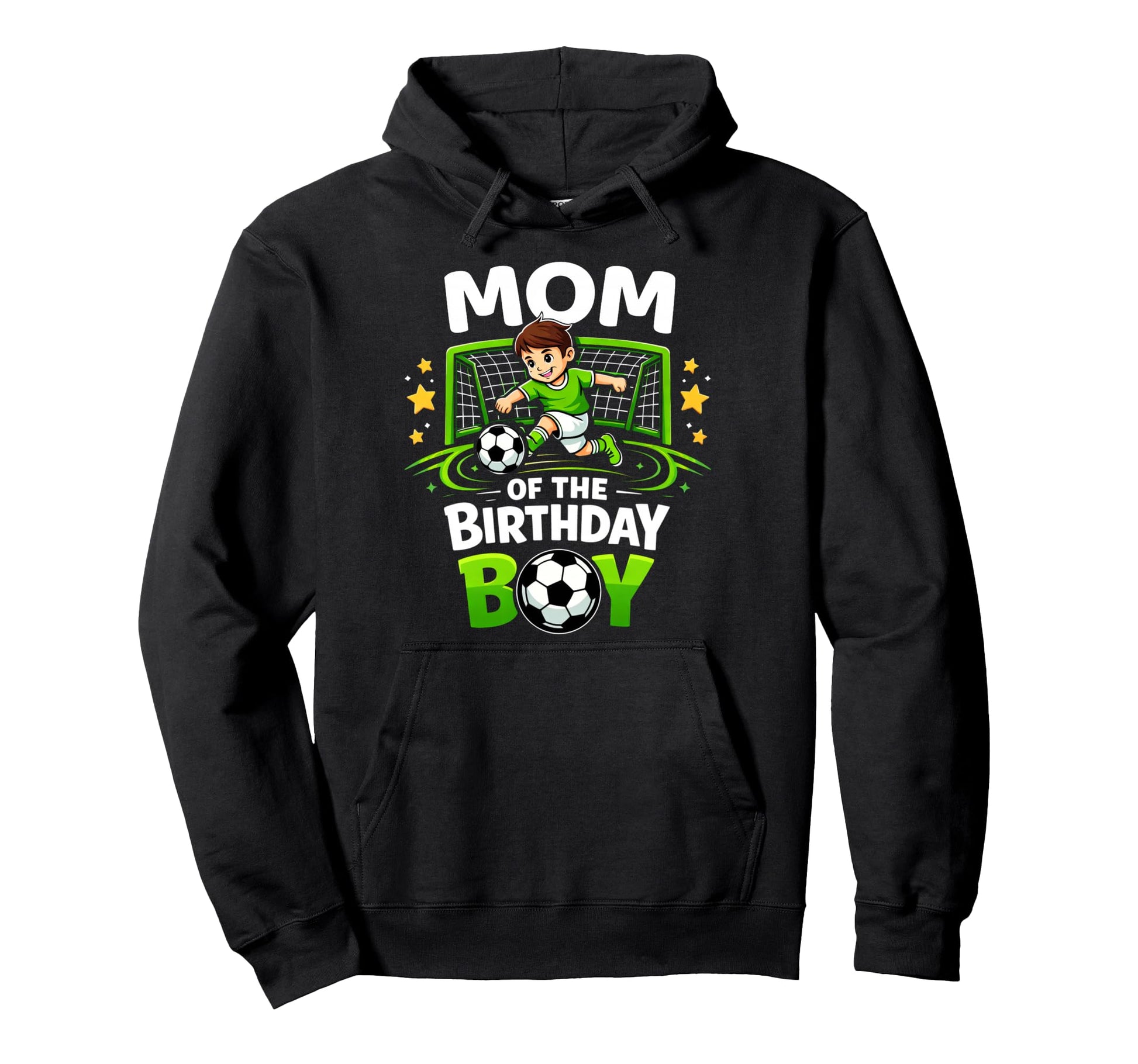 Mom Birthday Soccer Player Funny Soccer Mom Hoodie - Unique Graphic Unisex - T-Shirt, Sweatshirt, Hoodie