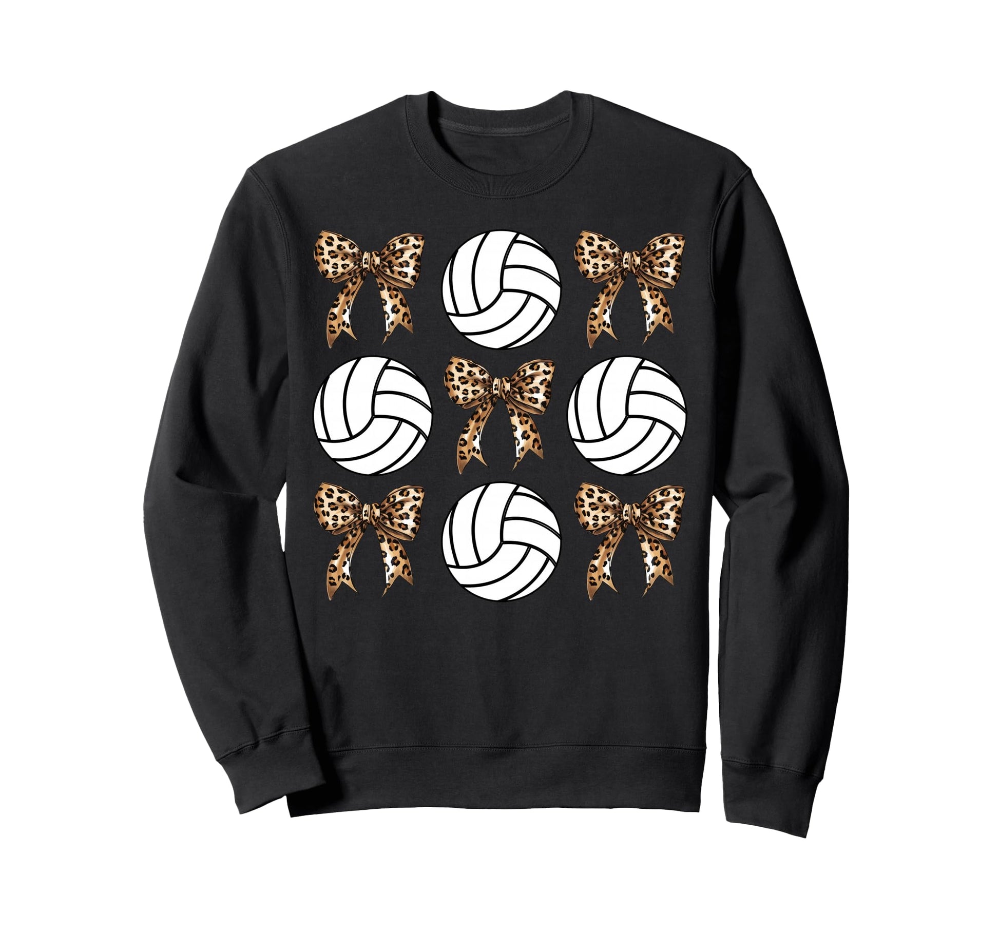 Volleyball Coquette Bow Sweatshirt - Streetwear Style for Adults - T-Shirt, Sweatshirt, Hoodie