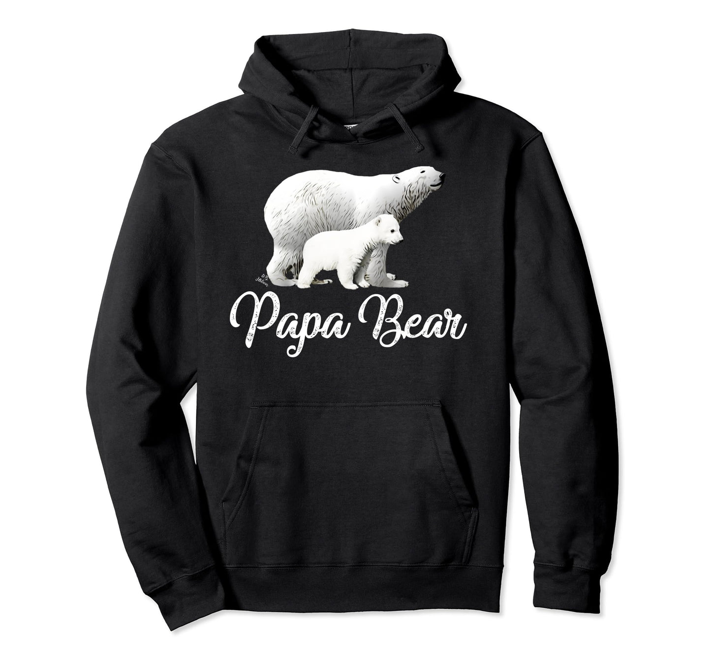 Bear Outfit Funny Papa Bear Polar Bear Hoodie - Novelty Apparel for Adults - T-Shirt, Sweatshirt, Hoodie