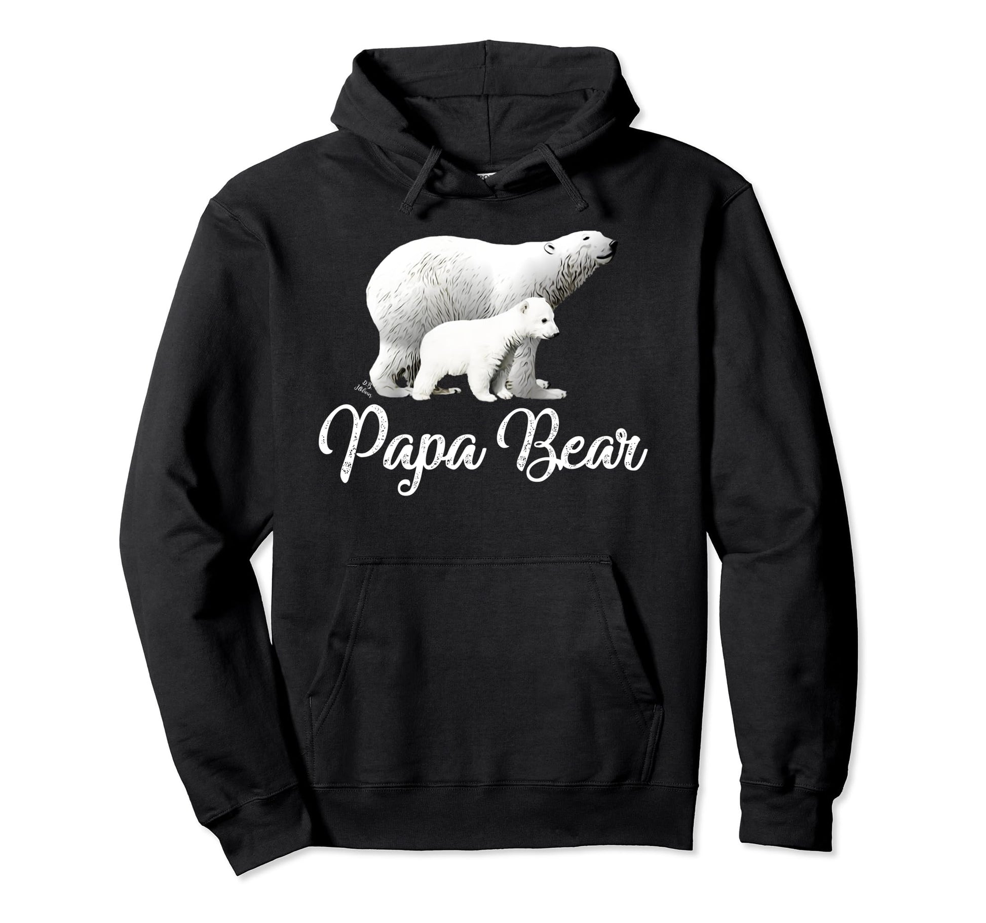 Bear Outfit Funny Papa Bear Polar Bear Hoodie - Novelty Apparel for Adults - T-Shirt, Sweatshirt, Hoodie