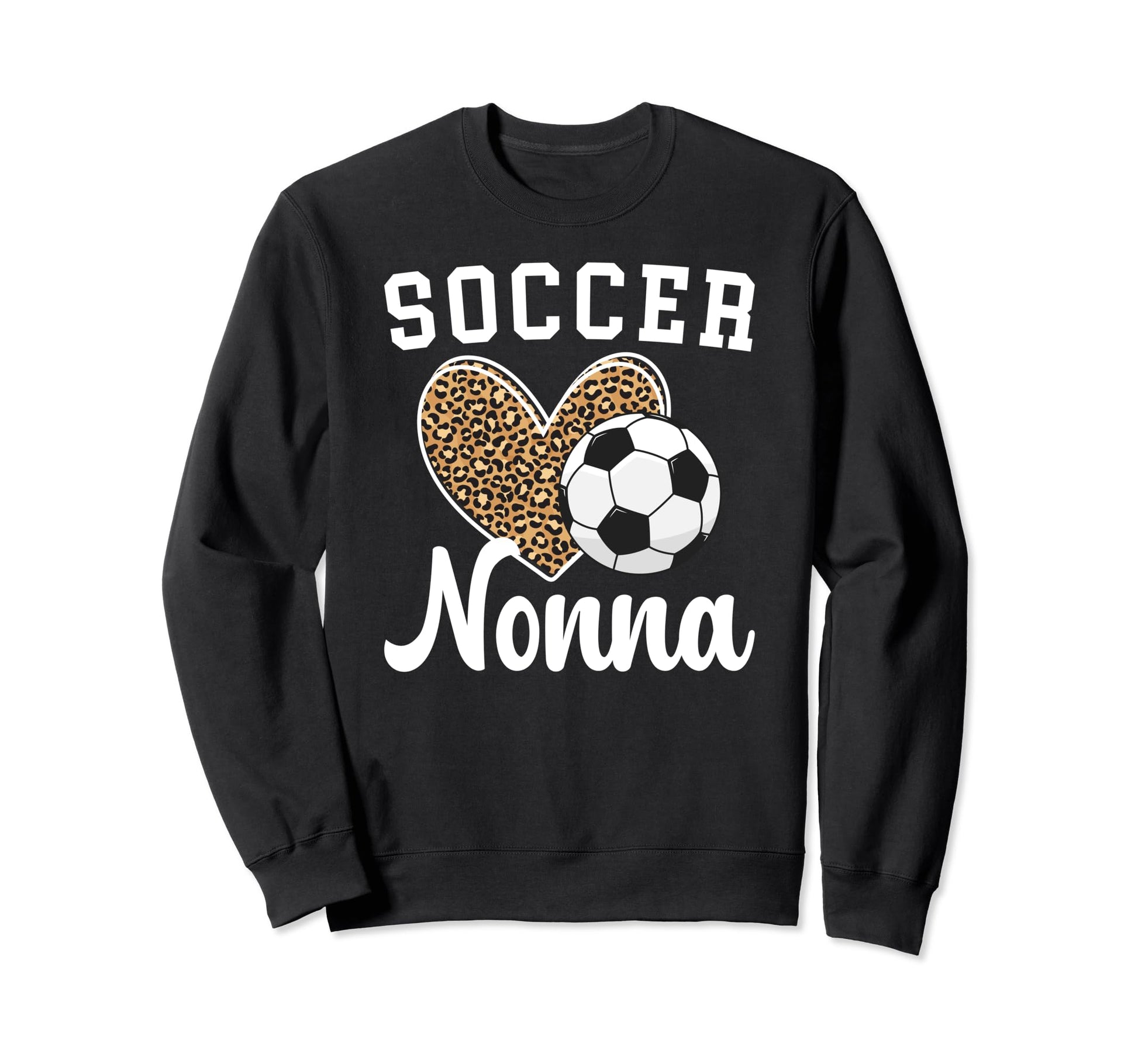 Soccer Nonna Heart Grandma Nonna Soccer Sweatshirt - Trendy Graphic Unisex - T-Shirt, Sweatshirt, Hoodie