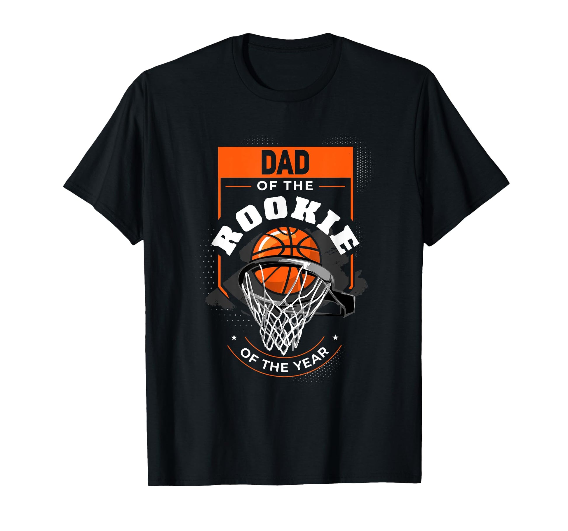 Dad Rookie Year Basketball Dad T-Shirt - Aesthetic Graphic for Adults - T-Shirt, Sweatshirt, Hoodie