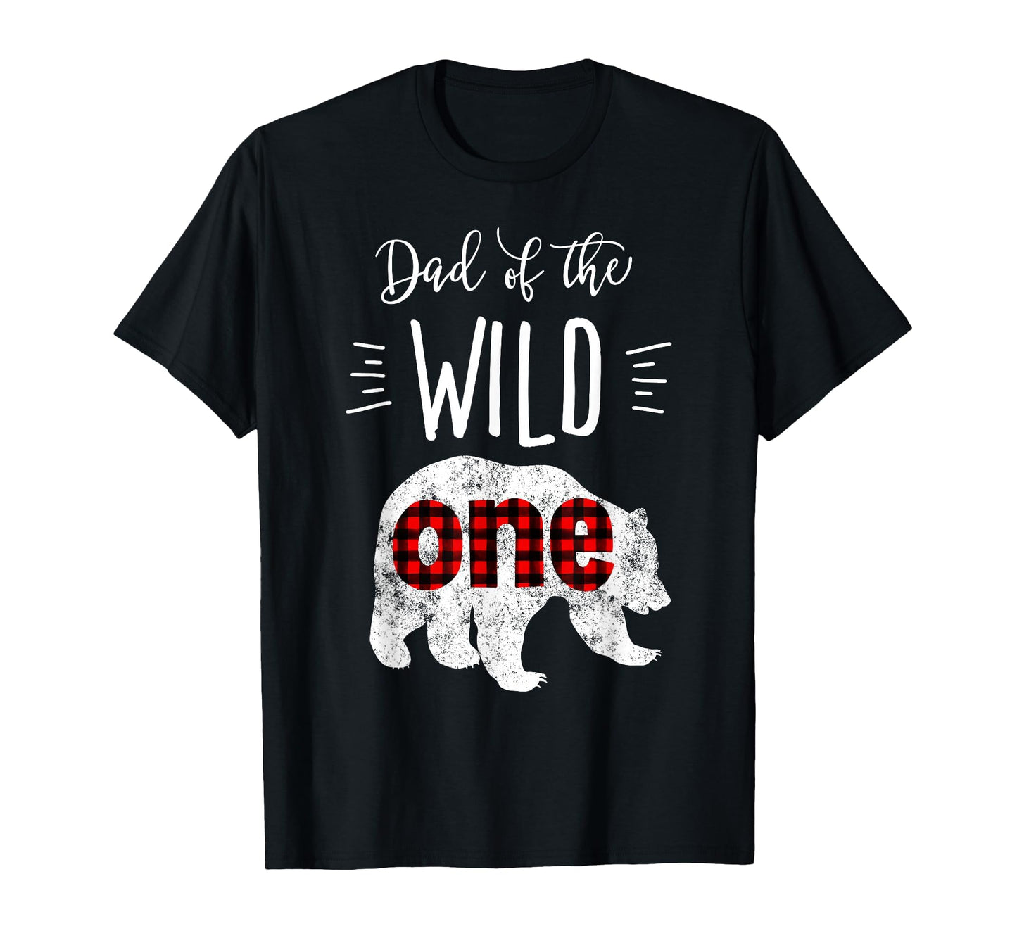 Dad Wild One Bear Lumberjack 1St T-Shirt - Casual Everyday Wear for Adults - T-Shirt, Sweatshirt, Hoodie
