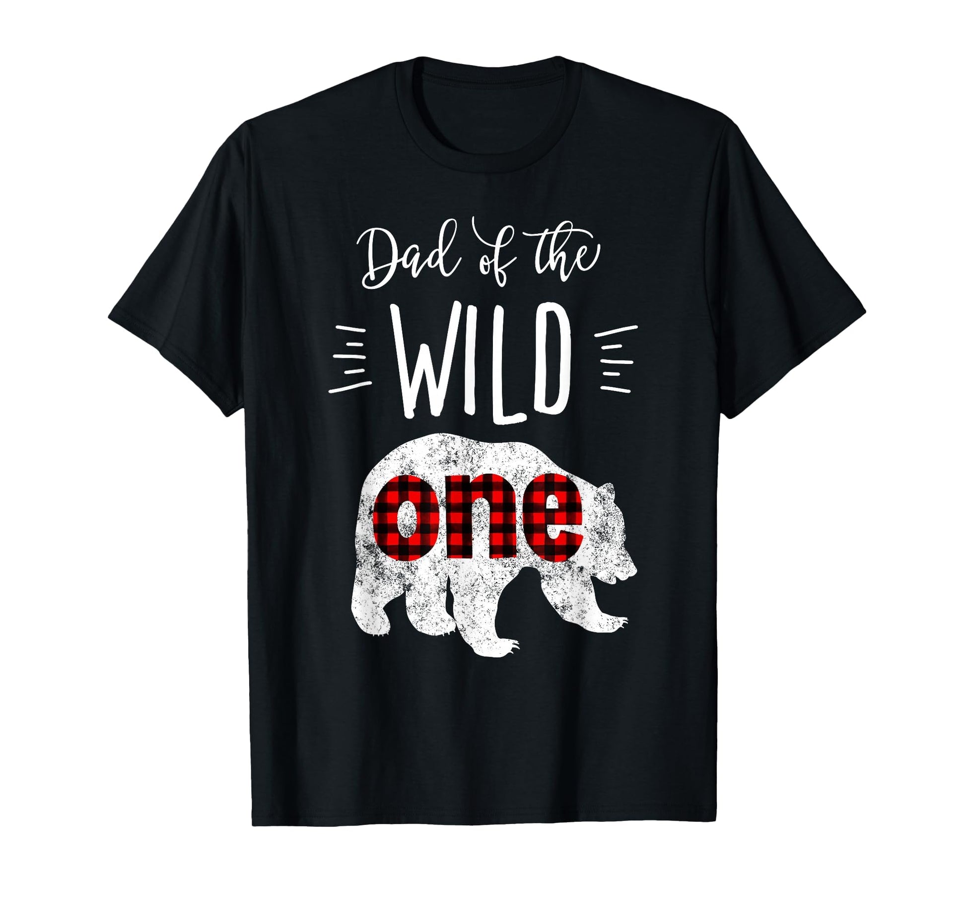 Dad Wild One Bear Lumberjack 1St T-Shirt - Casual Everyday Wear for Adults - T-Shirt, Sweatshirt, Hoodie