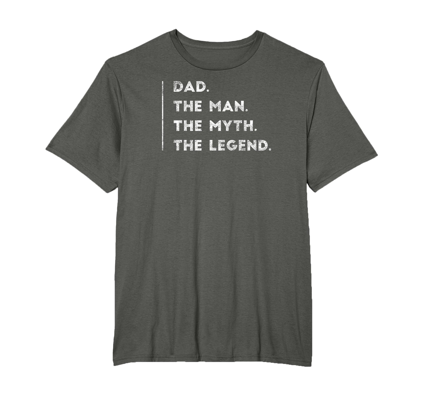 Dad Myth Legend Father Daddy Gifts T-Shirt - Minimalist Print Men Women - T-Shirt, Sweatshirt, Hoodie