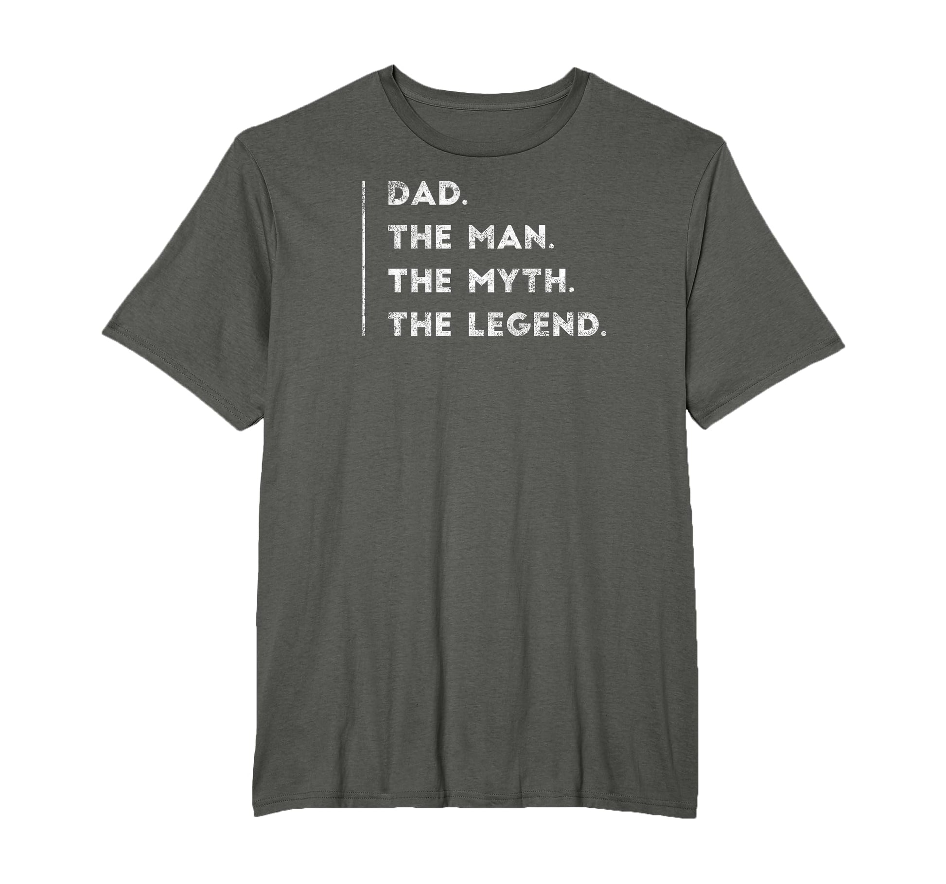 Dad Myth Legend Father Daddy Gifts T-Shirt - Minimalist Print Men Women - T-Shirt, Sweatshirt, Hoodie