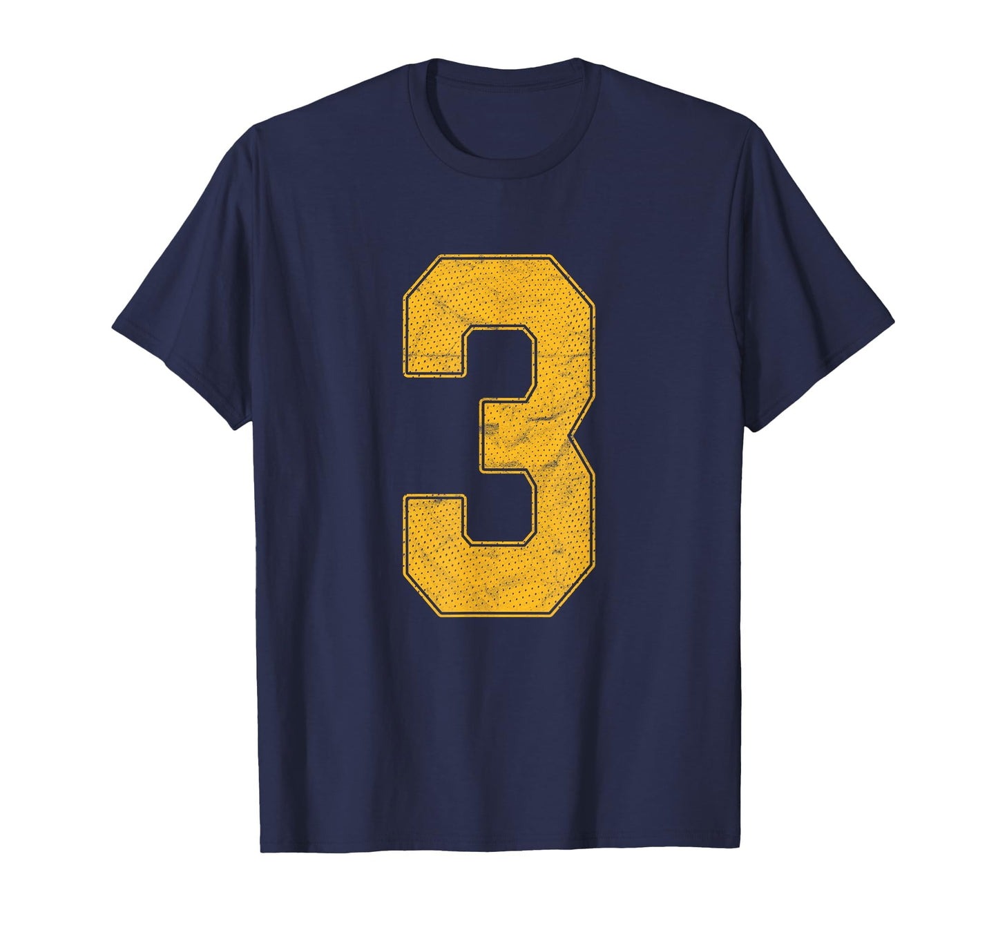 Number 3 Numbered Uniform Sports T-Shirt - Streetwear Style for Adults - T-Shirt, Sweatshirt, Hoodie
