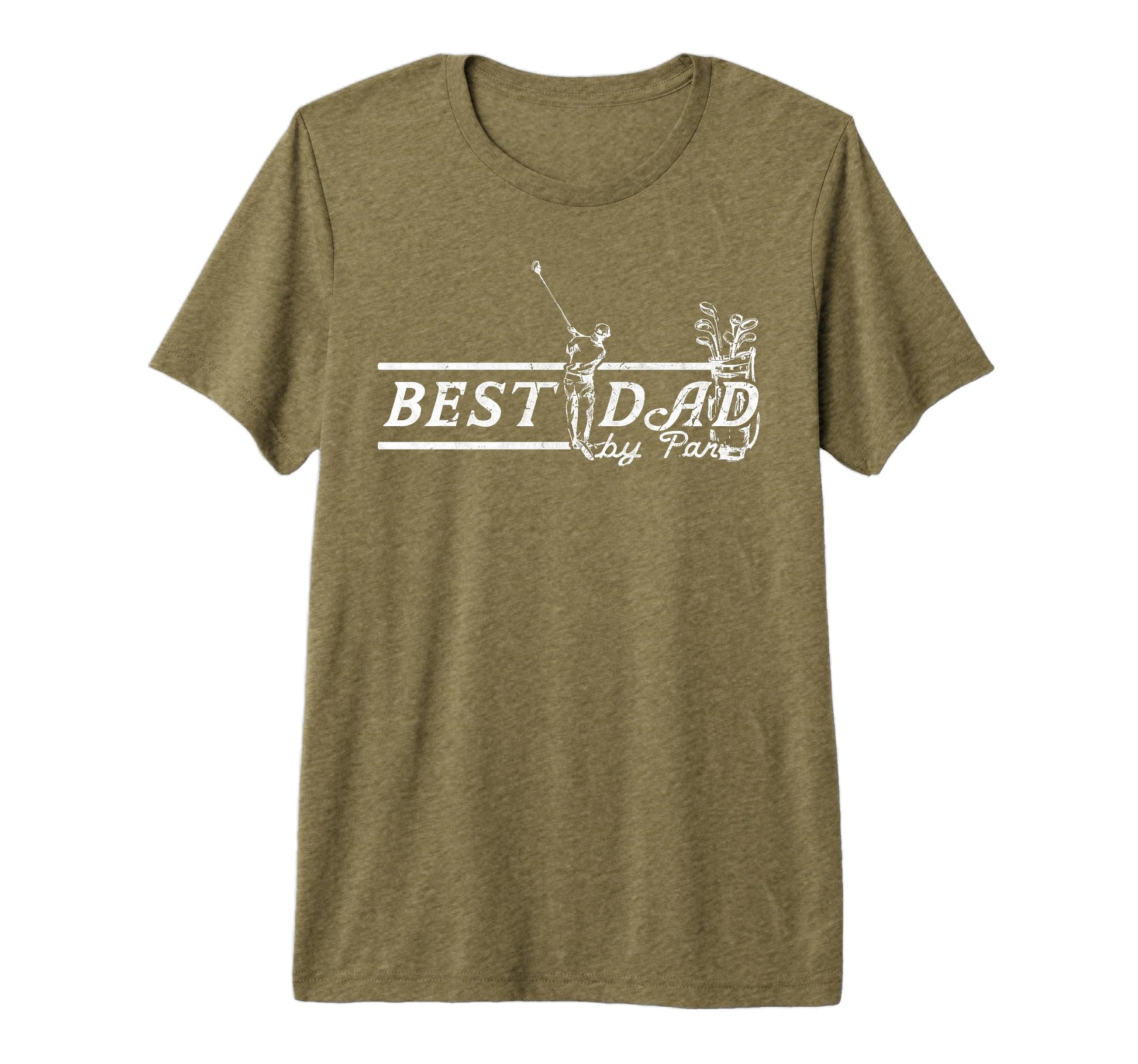 Mens Best Dad Par Funny Mens Golfing T-Shirt - Graphic Print for Adults - T-Shirt, Sweatshirt, Hoodie