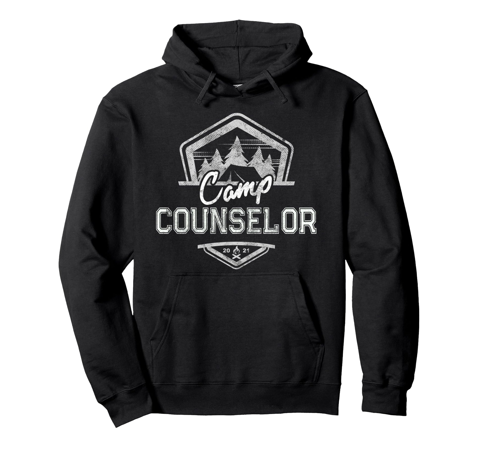 Camp Counselor Campground Crew Teacher Hoodie - Aesthetic Graphic Unisex - T-Shirt, Sweatshirt, Hoodie