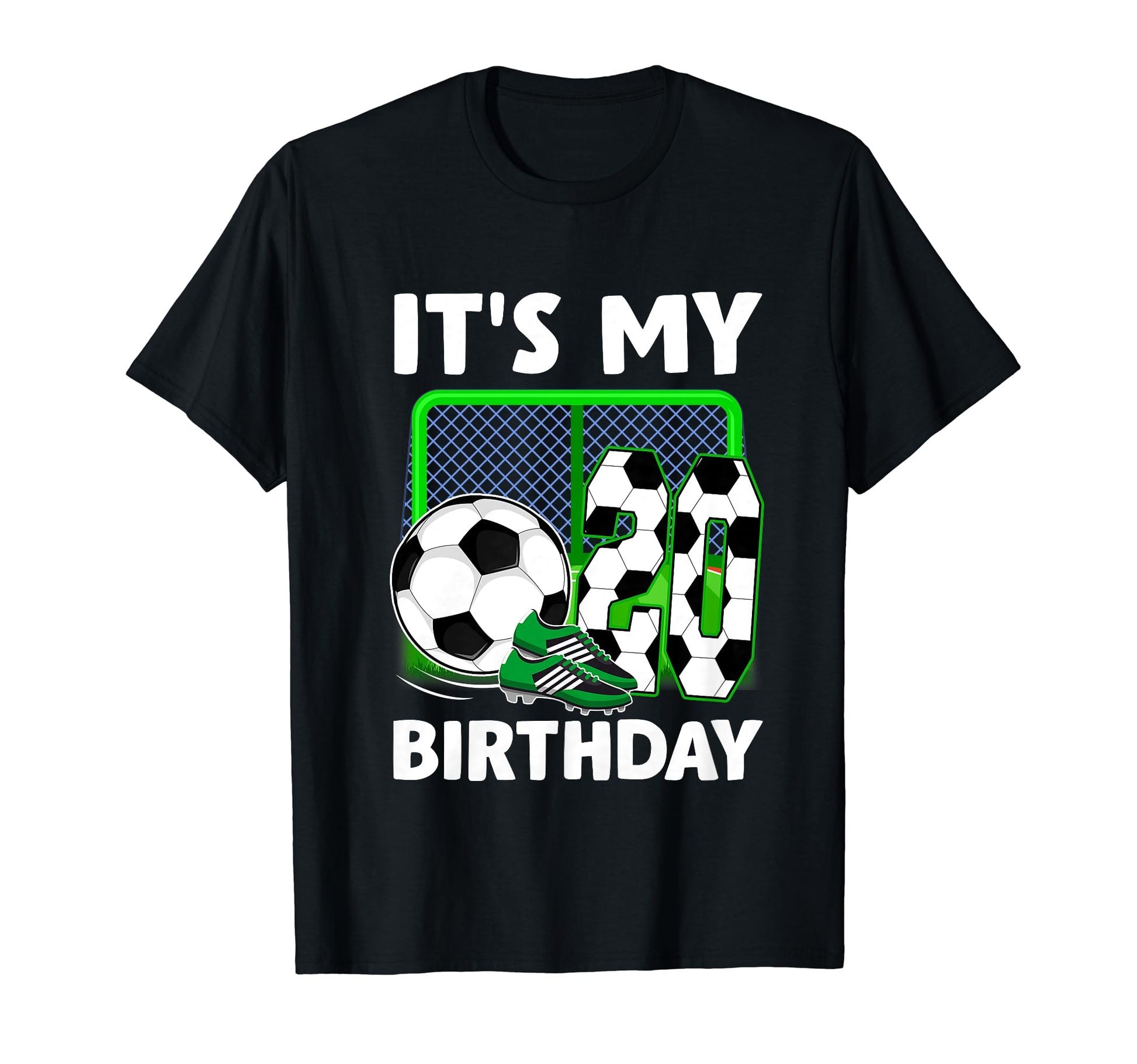 Its My 20Th Soccer Party 20 Year Old T-Shirt - Casual Everyday Wear Unisex - T-Shirt, Sweatshirt, Hoodie