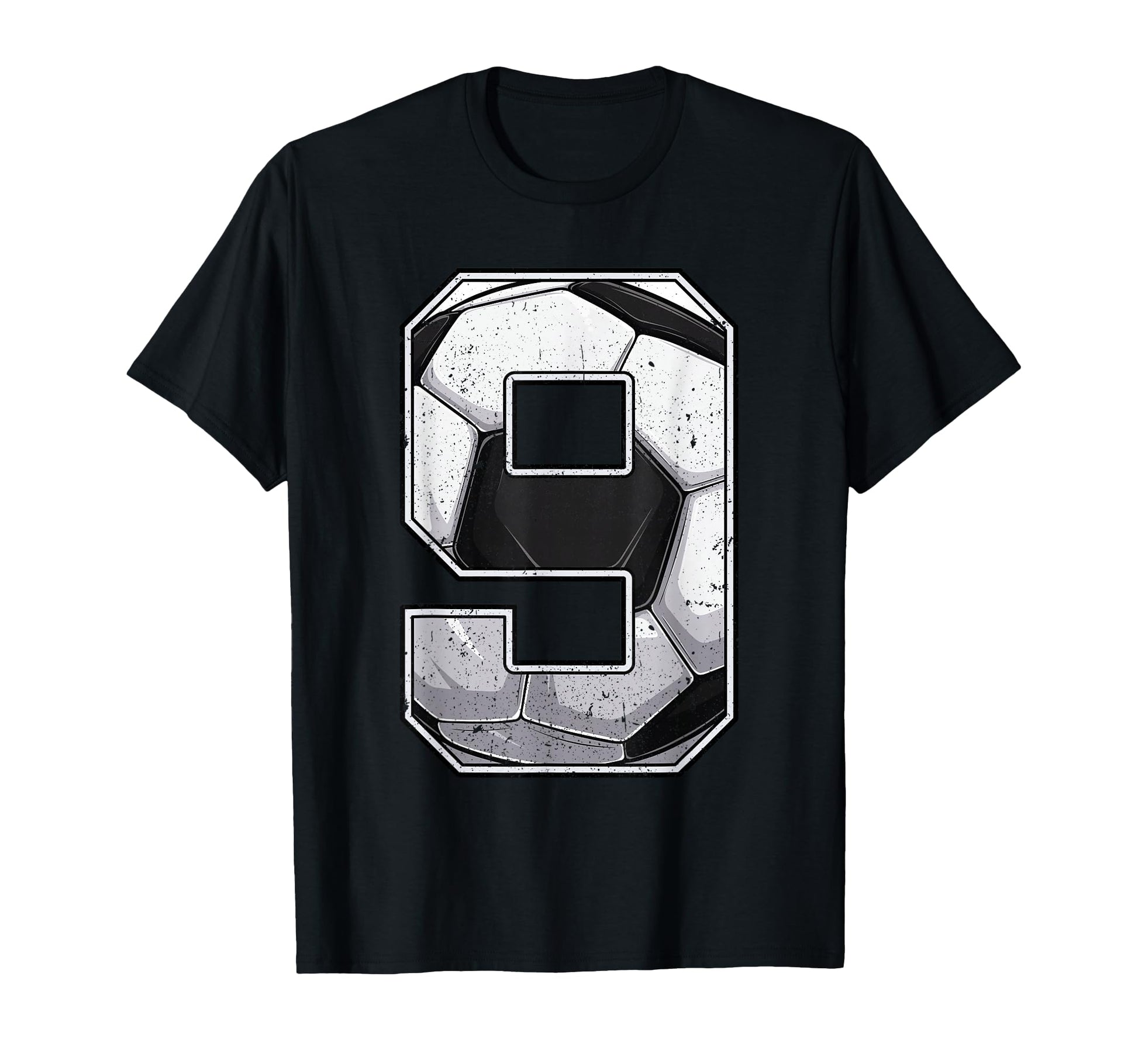 Soccer Ninth 9Th Birthday Nine 9 T-Shirt - Fun Novelty Design for Adults - T-Shirt, Sweatshirt, Hoodie