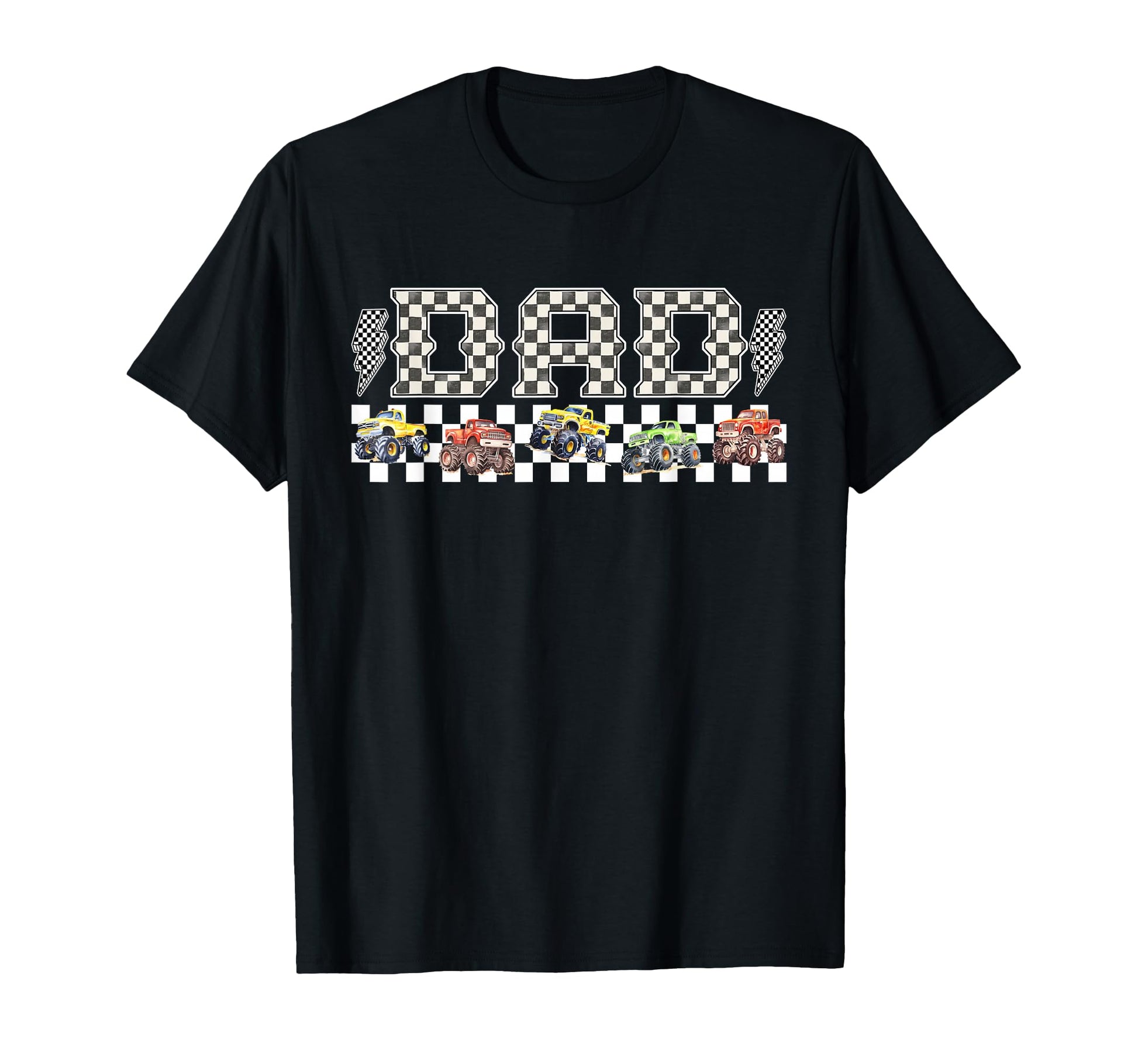Dad Monster Truck Family Crew T-Shirt - Fun Novelty Design Men Women - T-Shirt, Sweatshirt, Hoodie