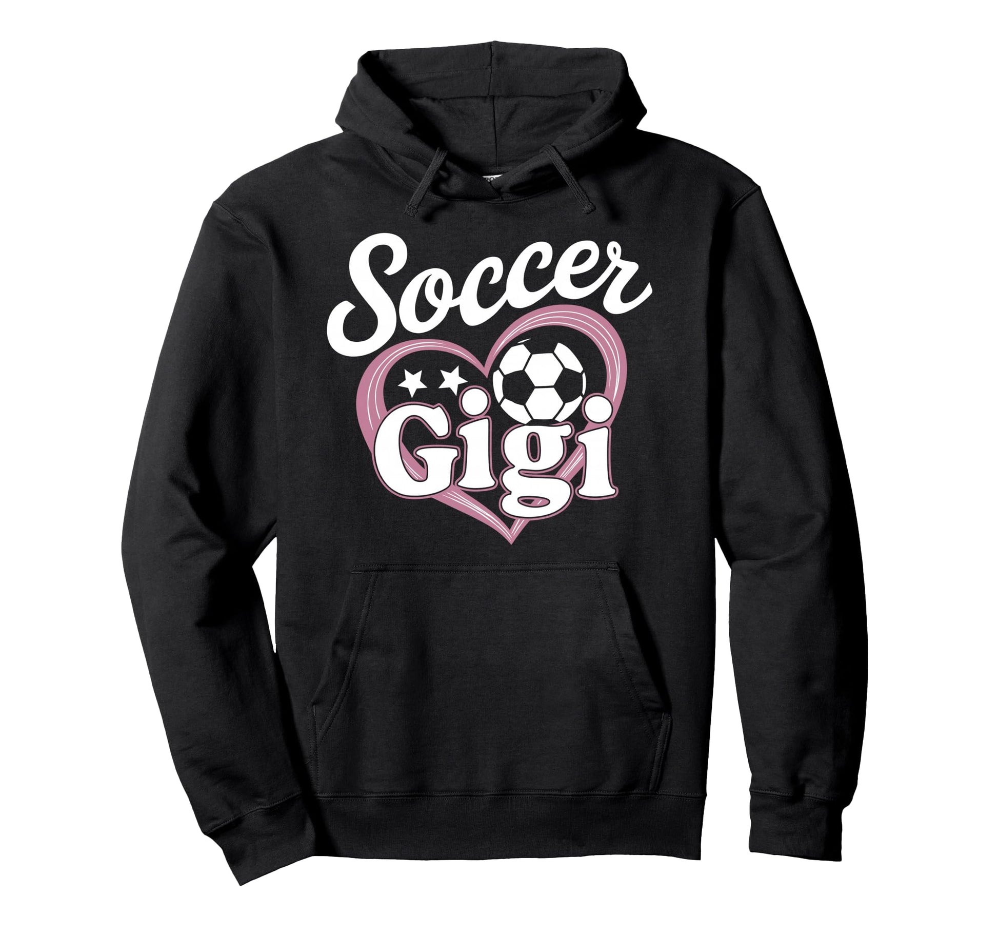 Soccer Gigi Grandma Heart Football Hoodie - Casual Everyday Wear Unisex - T-Shirt, Sweatshirt, Hoodie