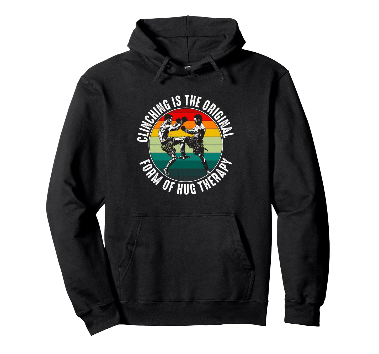 Muay Thai Fighter Dad Thai Kickboxing Hoodie - Unique Graphic Men Women - T-Shirt, Sweatshirt, Hoodie