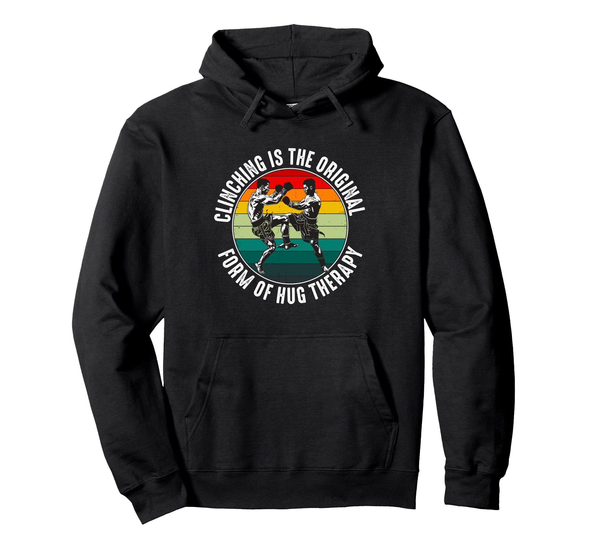 Muay Thai Fighter Dad Thai Kickboxing Hoodie - Unique Graphic Men Women - T-Shirt, Sweatshirt, Hoodie