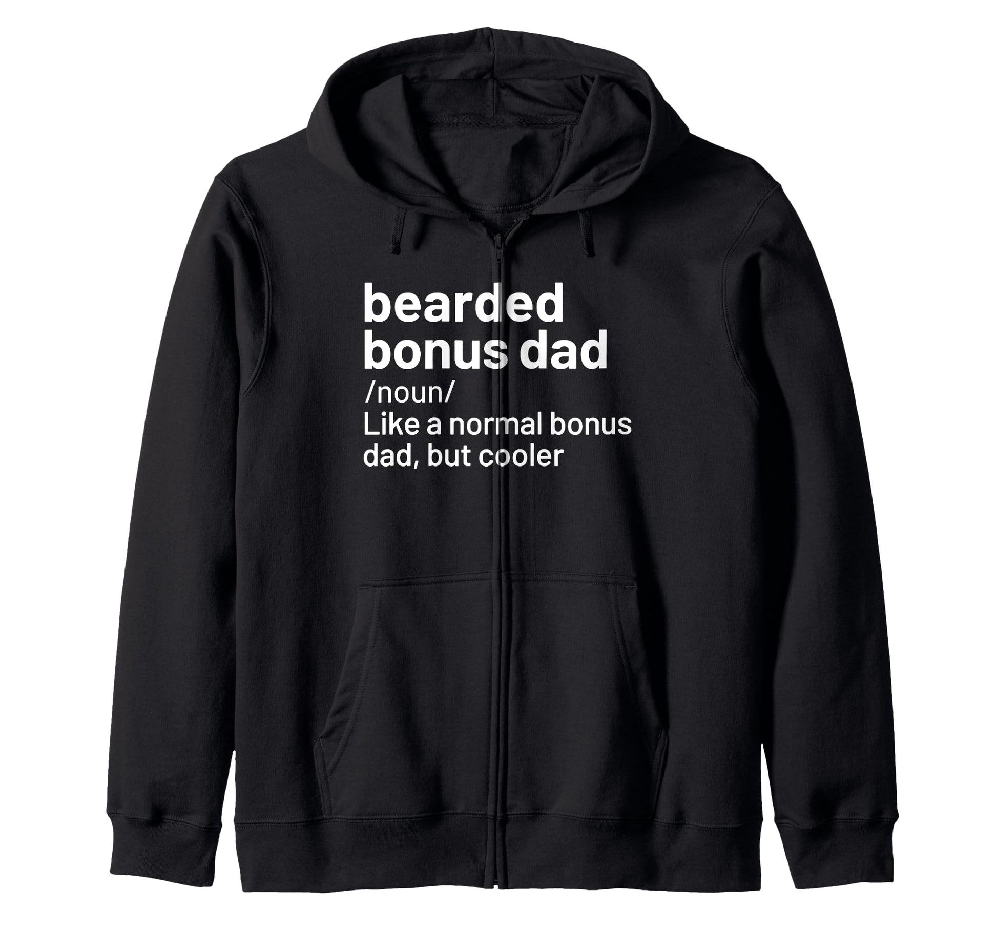 Bonus Dad T Shirts Bearded T-Shirt - Novelty Apparel for Adults - T-Shirt, Sweatshirt, Hoodie