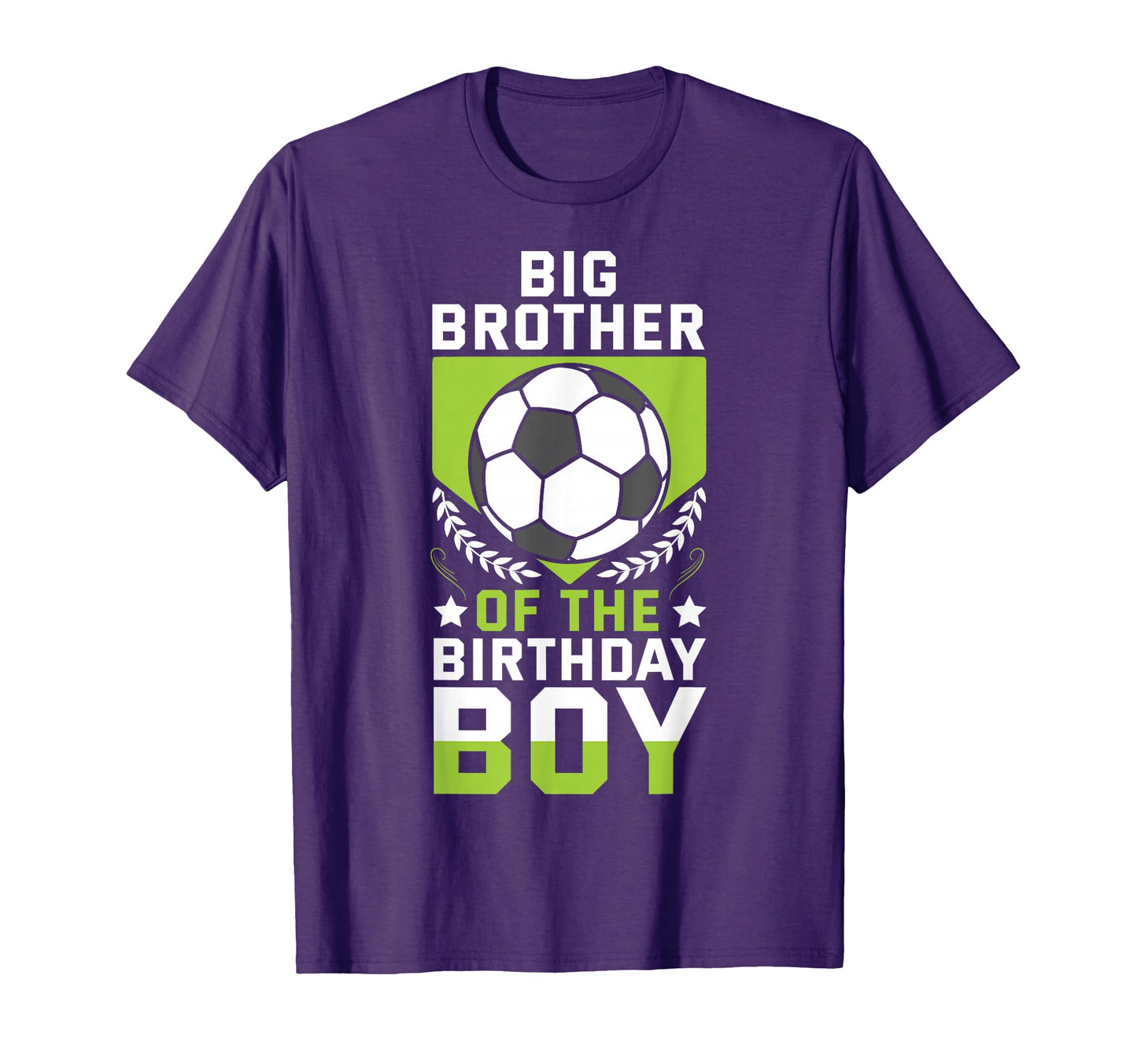 Big Brother Birthday Soccer Player Team T-Shirt - Graphic Print for Adults - T-Shirt, Sweatshirt, Hoodie