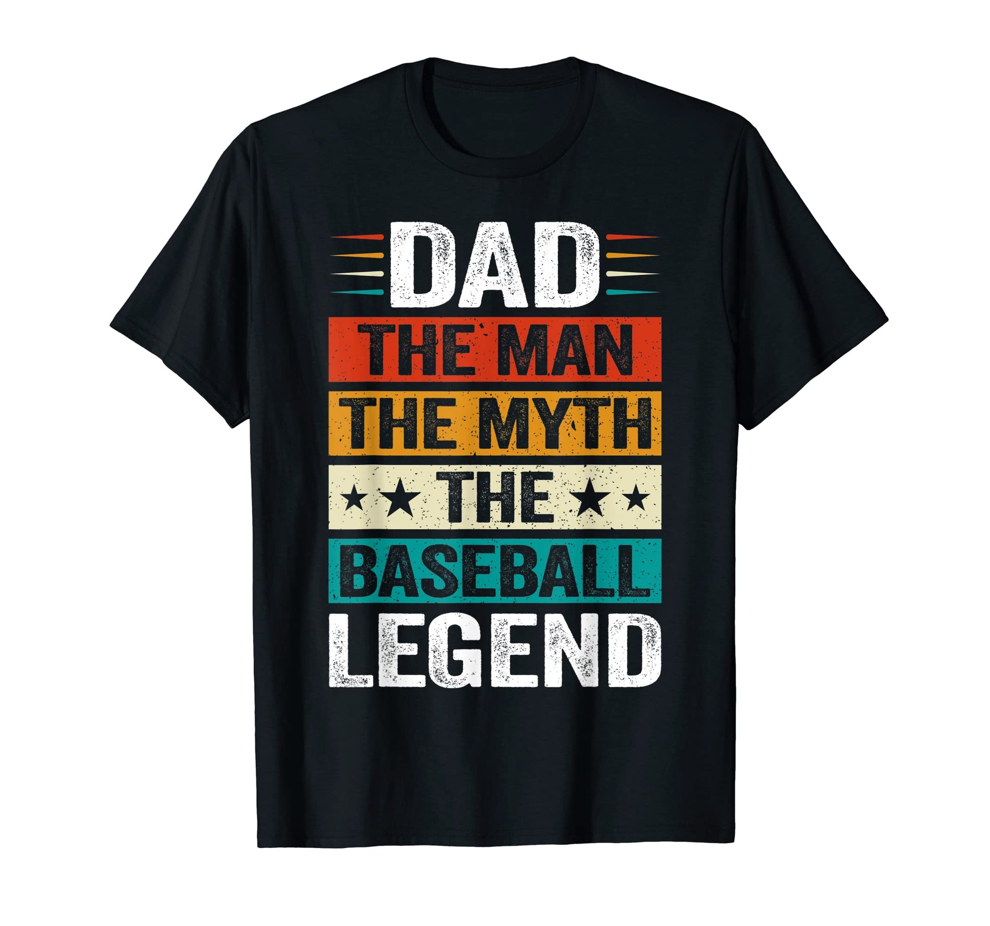 Dad Myth Baseball Legend Baseball T-Shirt - Fun Novelty Design for Adults - T-Shirt, Sweatshirt, Hoodie
