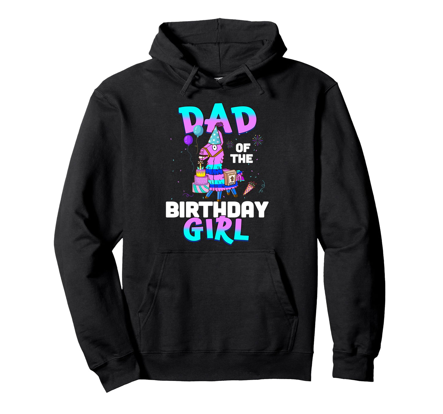 Llama Birthday Birthday Dads Matching Hoodie - Unique Graphic for Adults - T-Shirt, Sweatshirt, Hoodie