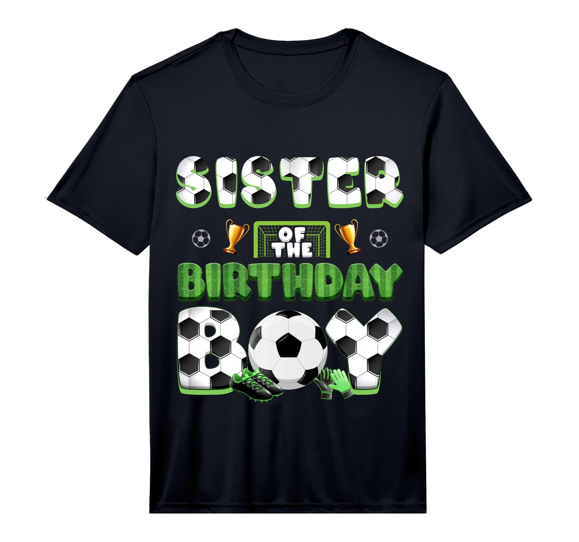 Sister Birthday Soccer Group Family T-Shirt - Aesthetic Graphic Unisex - T-Shirt, Sweatshirt, Hoodie