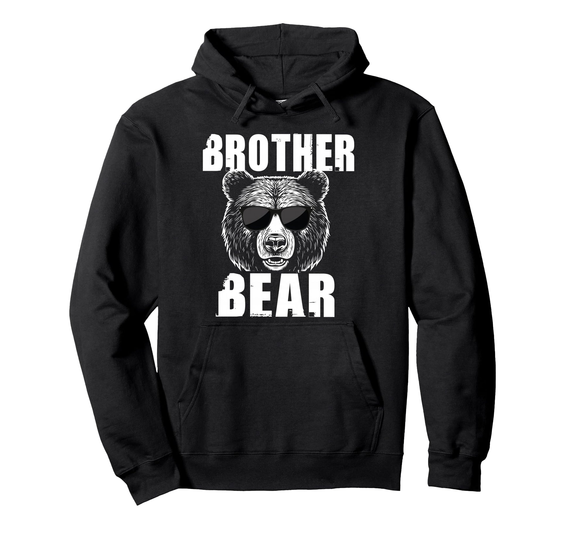 Mens Brother Bear Sunglasses Family Hoodie - Trendy Graphic Men Women - T-Shirt, Sweatshirt, Hoodie