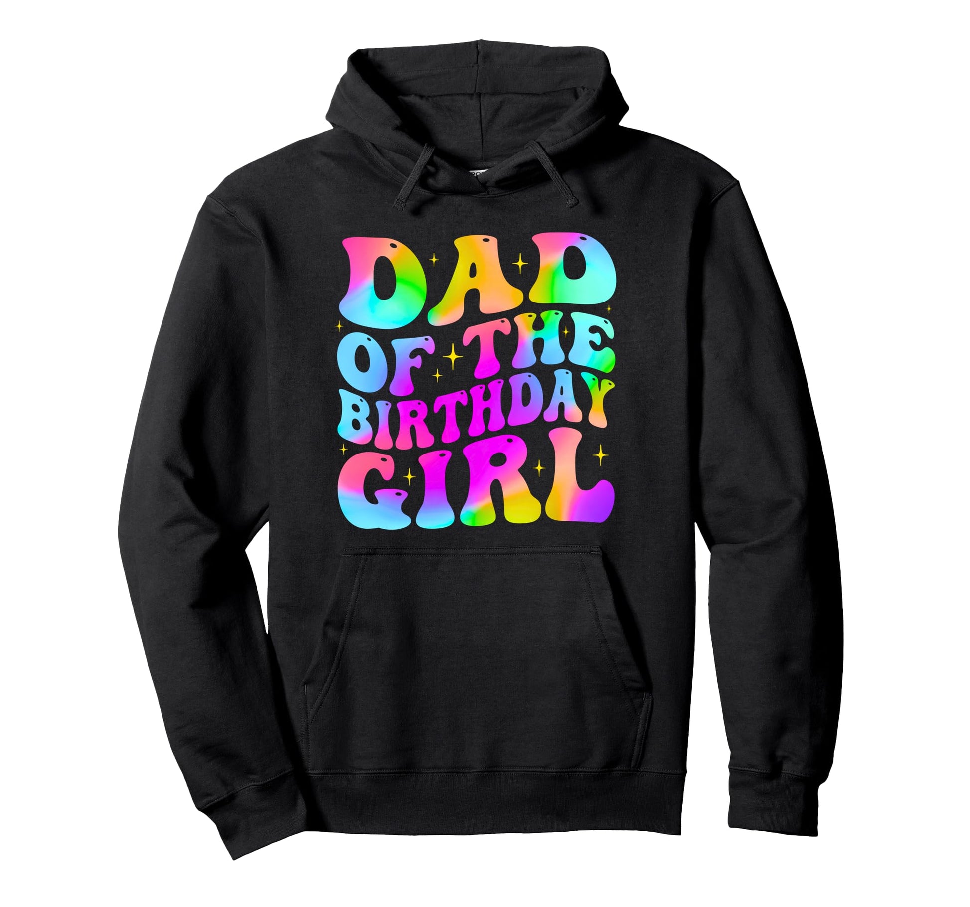 Dad Birthday Party Groovy Family Hoodie - Custom Art Print Men Women - T-Shirt, Sweatshirt, Hoodie
